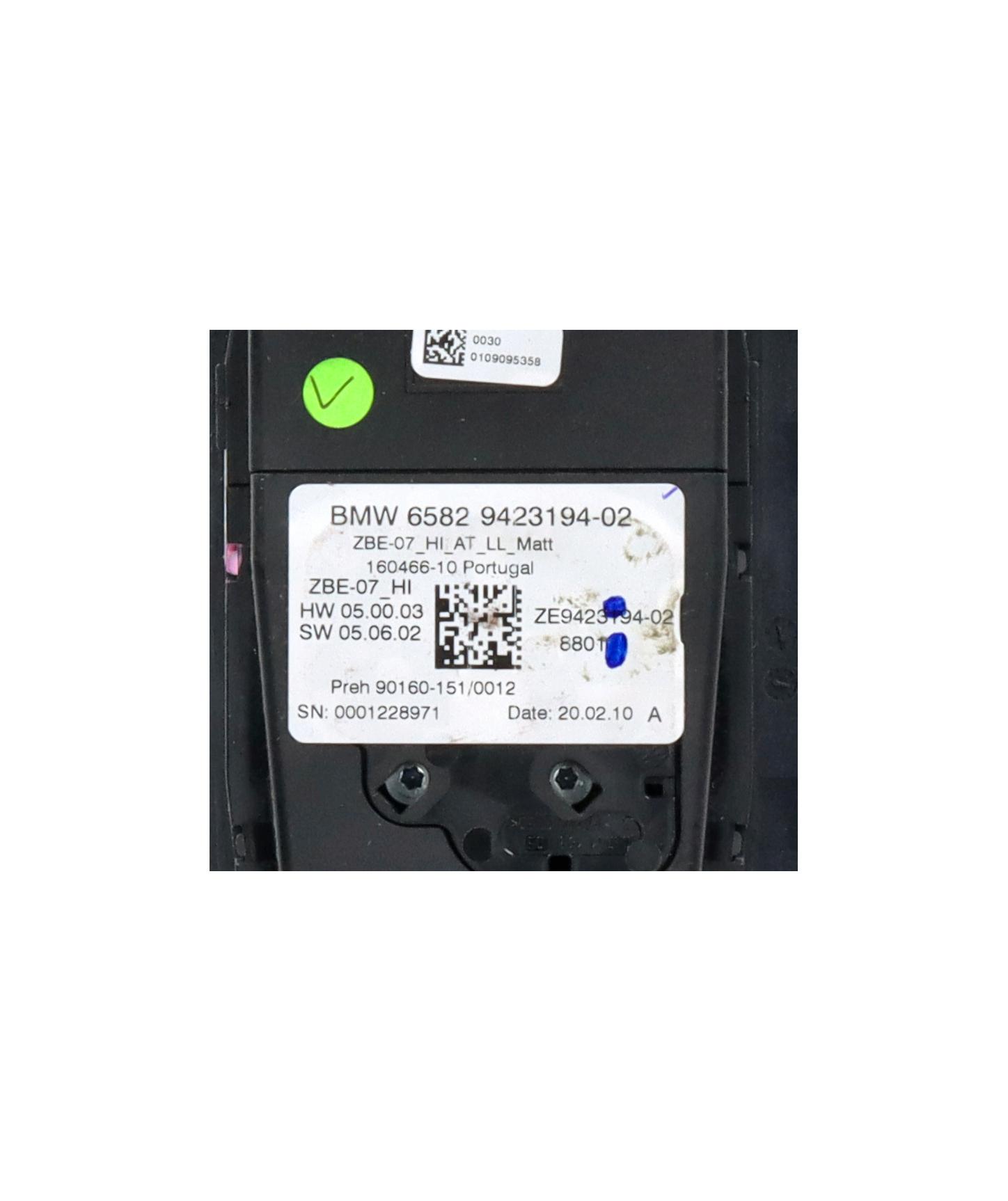 Control button i-Drive BMW 3er Touring (G21, G81) 320d  140 kW  190 PS (07.2019-02.2020)