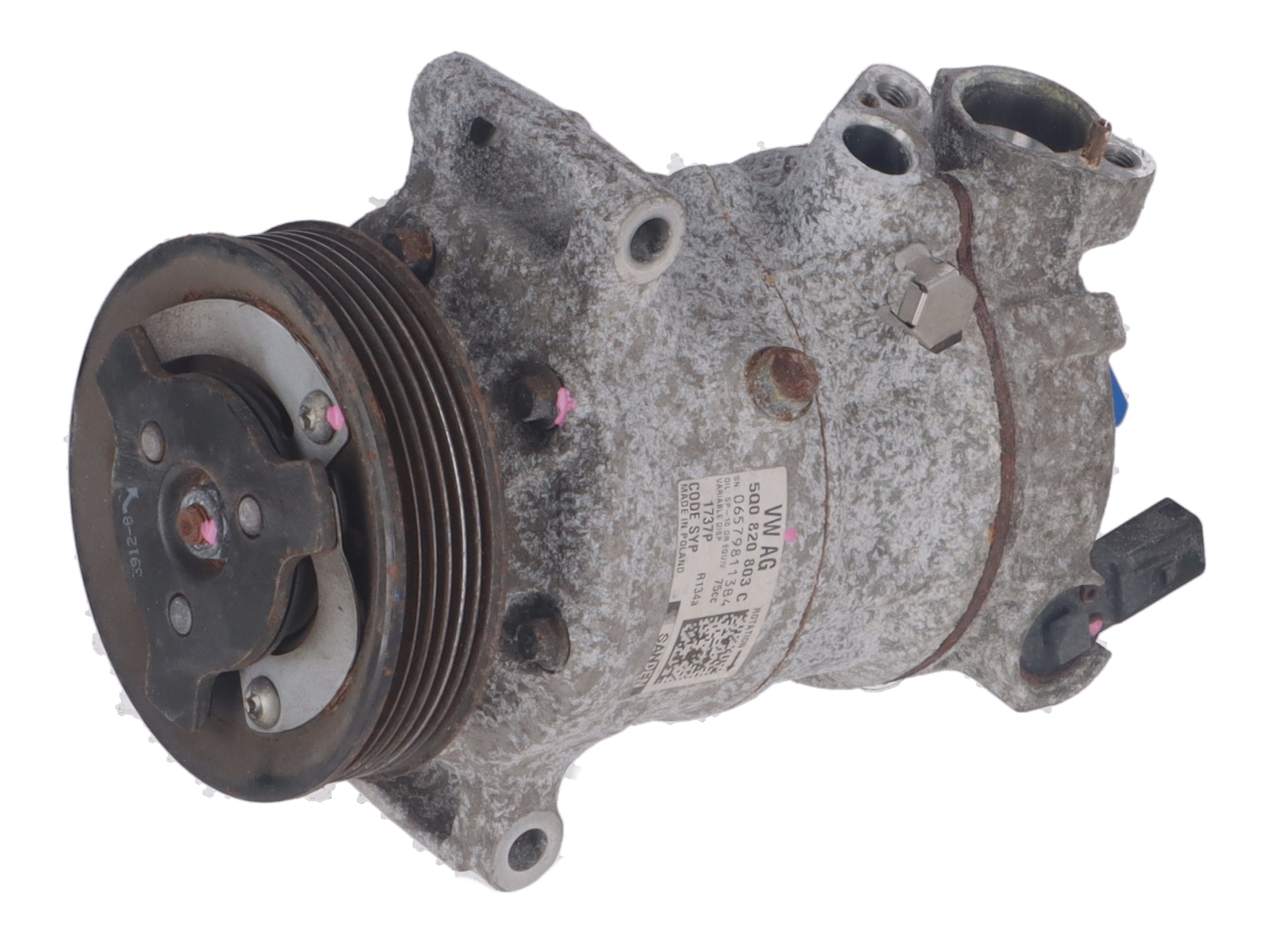 Air conditioning compressor SKODA Octavia III Kombi (5E) 1.6 TDI  77 kW  105 PS (11.2012-> )