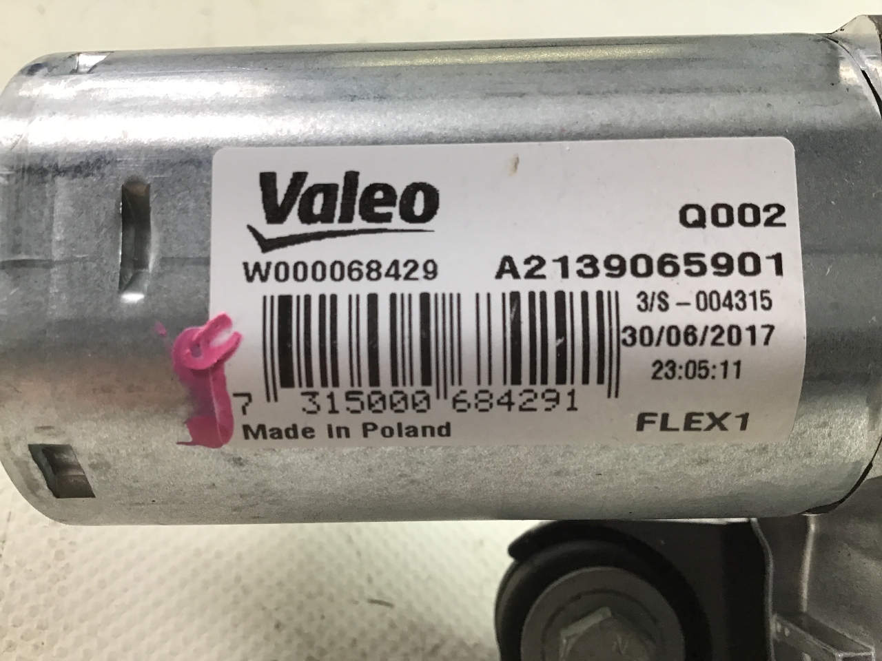 Wiper motor rear MERCEDES-BENZ EQC (N293) EQC 400 4-matic  300 kW  408 PS (05.2019-> )