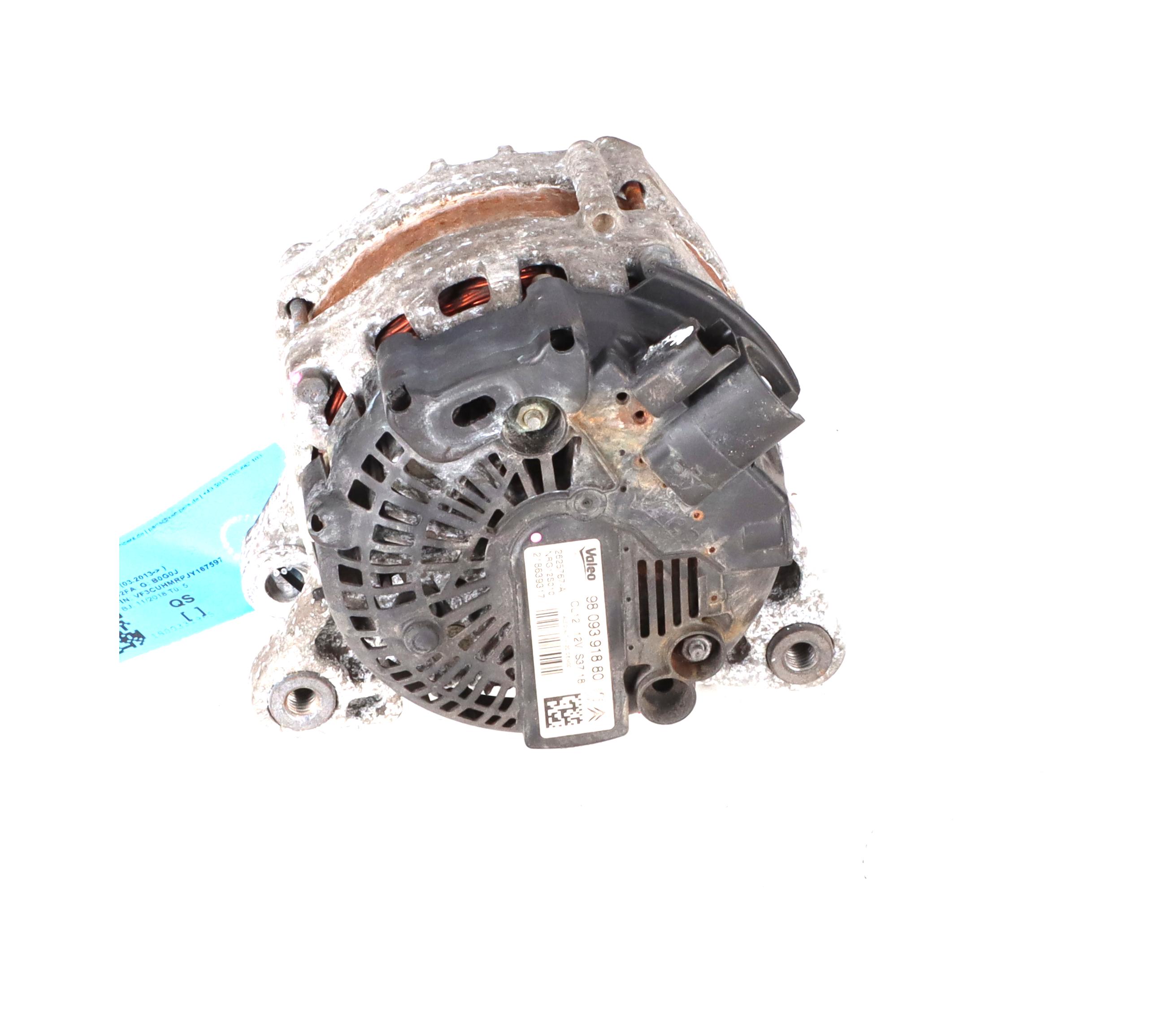 Alternator PEUGEOT 2008 I 1.2 VTi  60 kW  82 PS (03.2013-> )