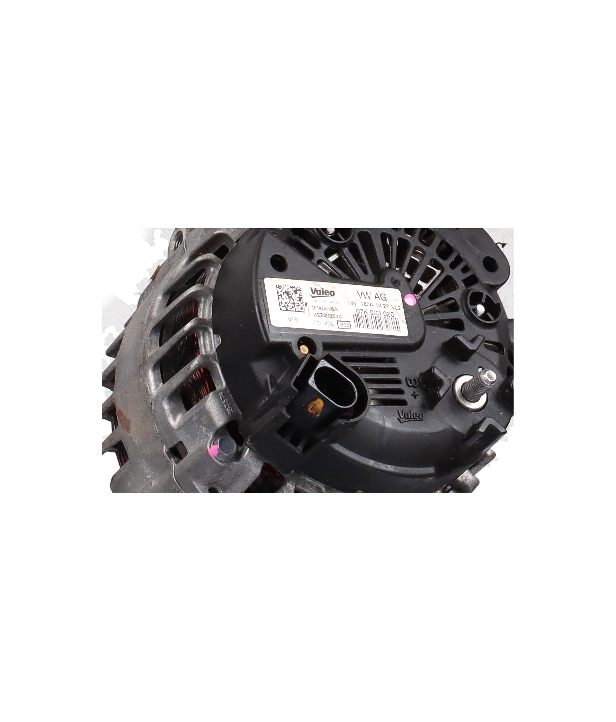 Alternator CUPRA Formentor (KM7) 2.5 VZ5 4Drive  287 kW  390 PS (10.2021-> )