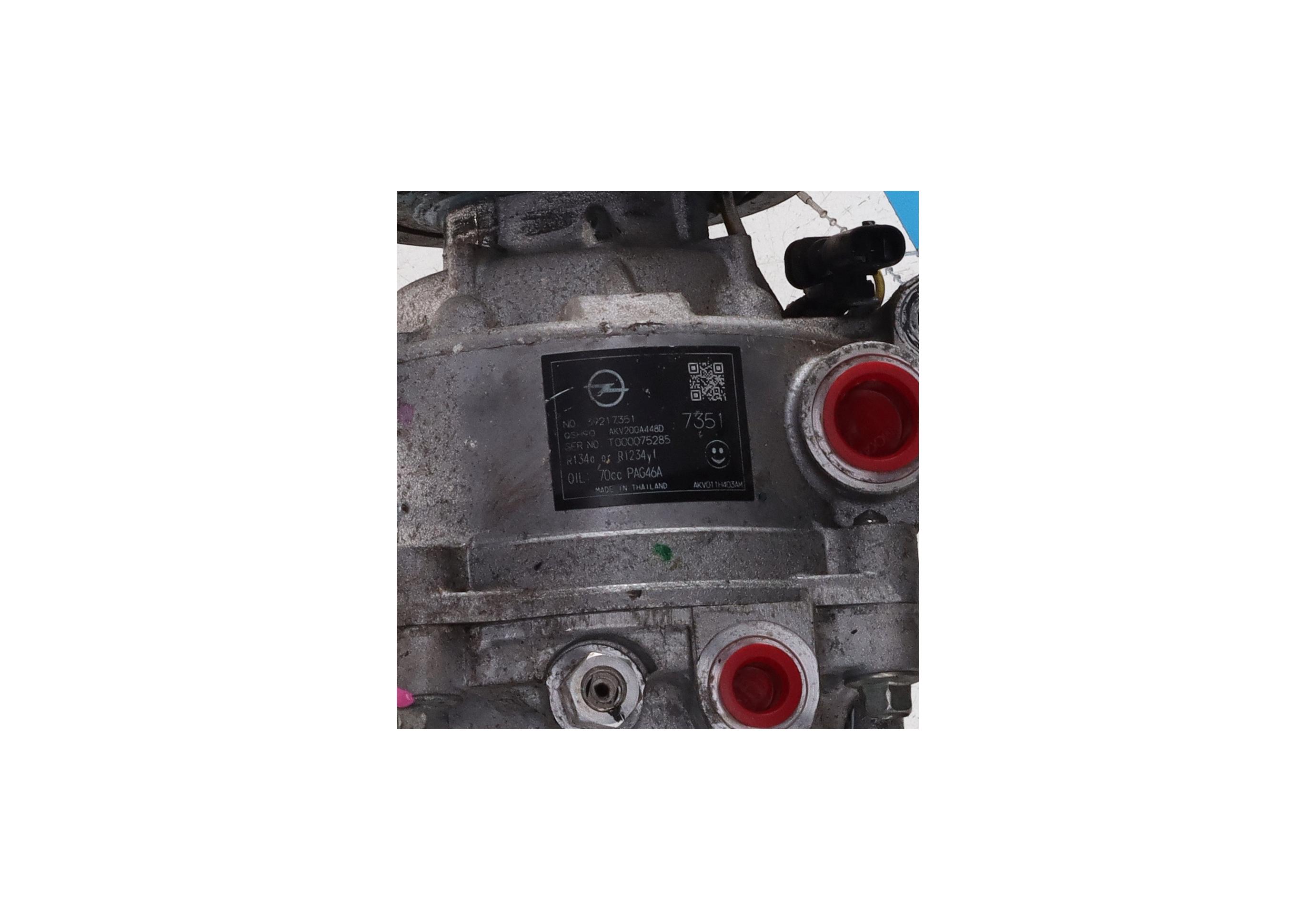 Air conditioning compressor OPEL Astra K Sports Tourer (B16) 1.2 Turbo  81 kW  110 PS (08.2019-> )