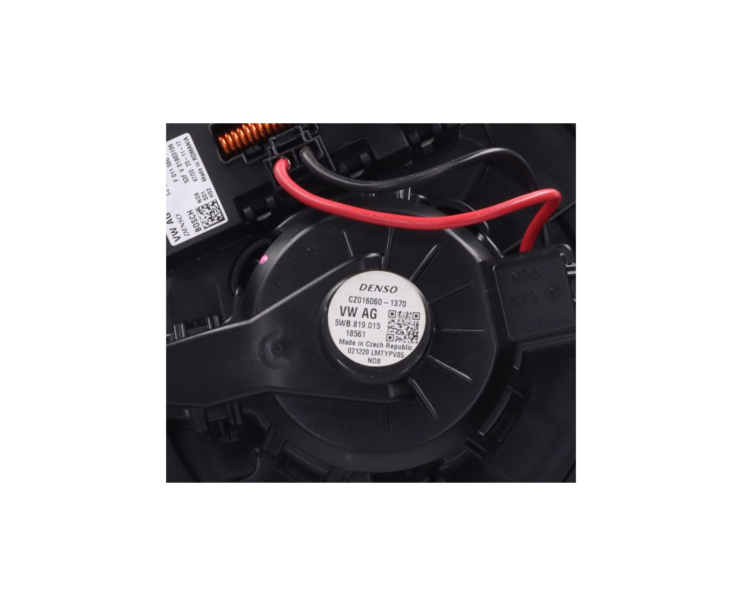 Ventilator de încălzire VW Golf VIII (CD) 2.0 GTI Clubsport  221 kW  300 PS (10.2020-> )