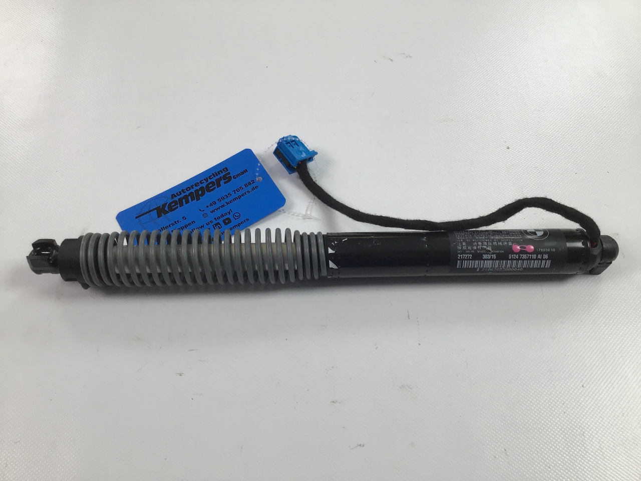 Amortizor de hayon dreapta BMW 7er (G11, G12) 750d xDrive  294 kW  400 PS (07.2016-> )