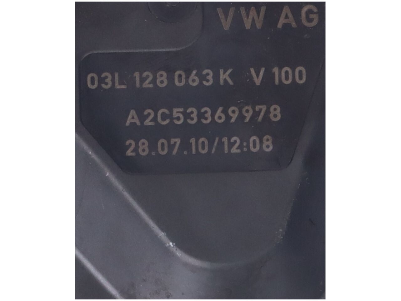 Throttle valve VW Touran I (1T3) 2.0 TDI  103 kW  140 PS (05.2010-05.2015)