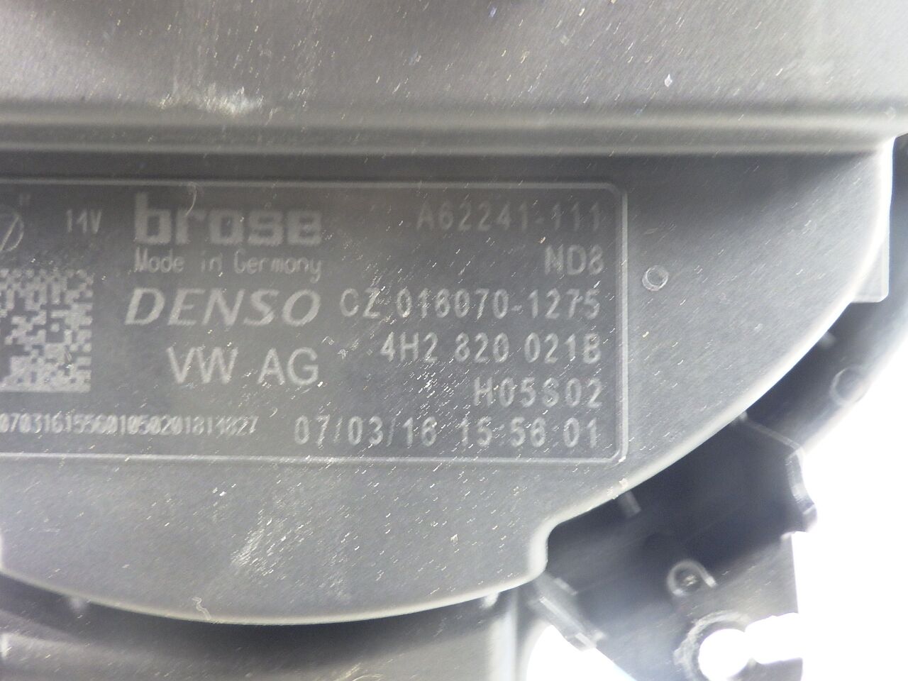 Heater blower AUDI A7 Sportback (4G) 3.0 TDI quattro  160 kW  218 PS (07.2014-05.2018)