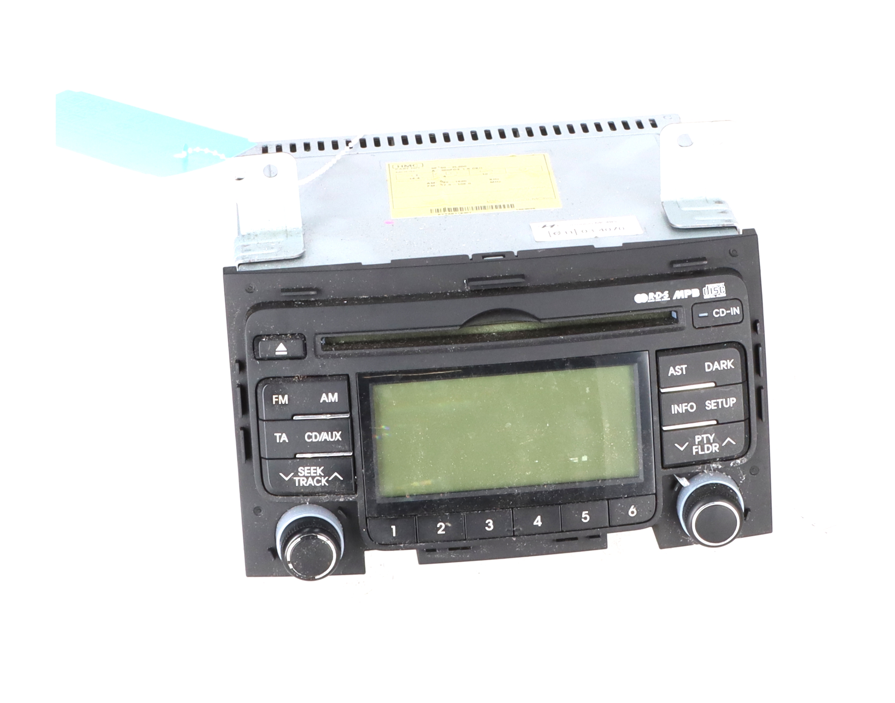 Hoofdunit (multimedia) HYUNDAI i30 I (FD) 1.4  80 kW  109 PS (10.2007-11.2011)