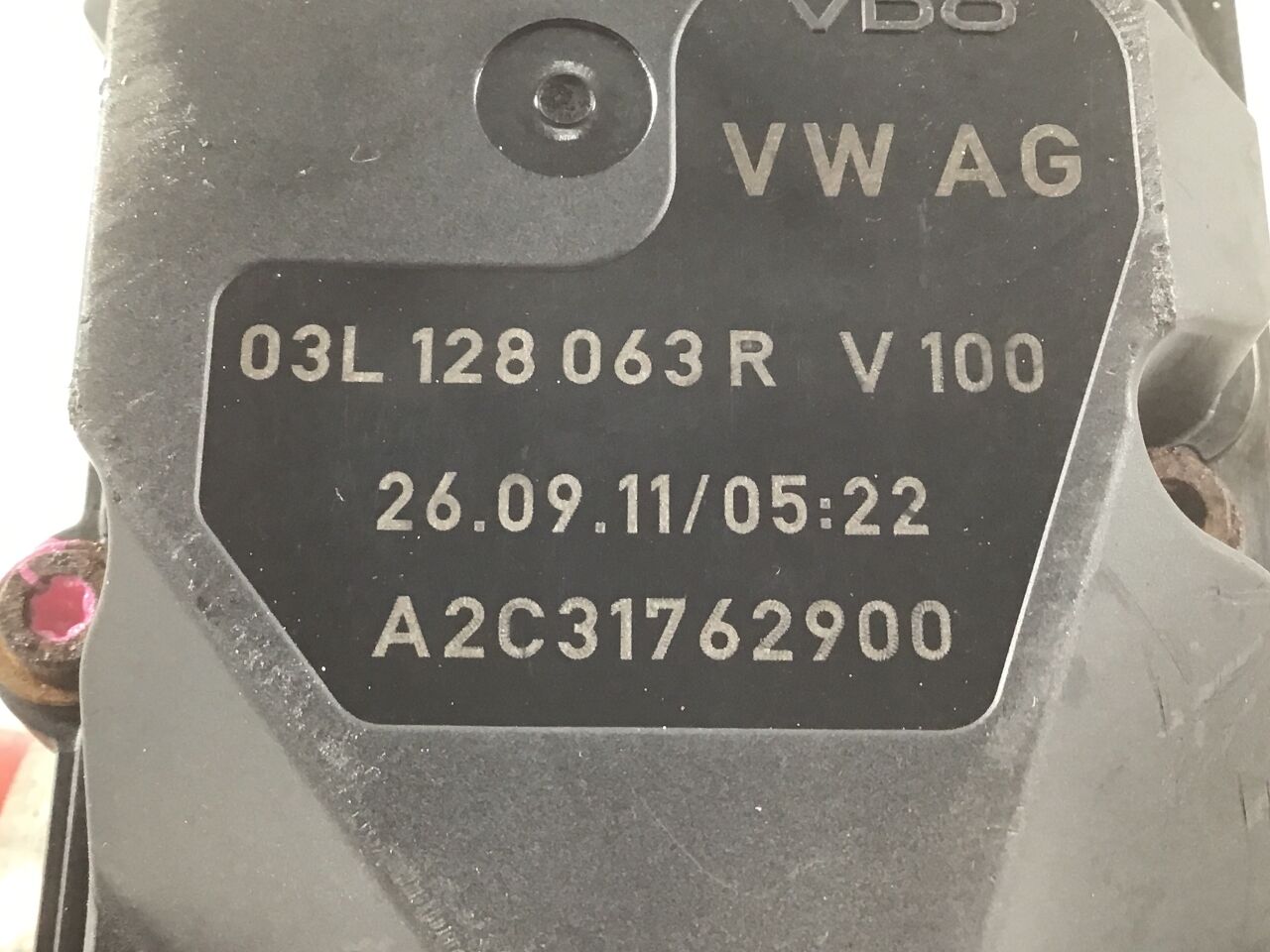 Throttle valve VW Passat B7 (362) 2.0 TDI  125 kW  170 PS (08.2010-12.2014)