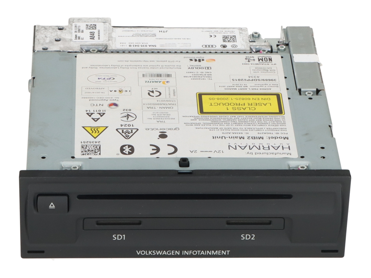 Unité de tête (multimédia) VW Passat B8 Variant (3G) 2.0 TDI  140 kW  190 PS (11.2014-> ) Unité de tête (multimédia) VW Passat B8 Variant (3G) 2.0 TDI  140 kW  190 PS (11.2014-> )