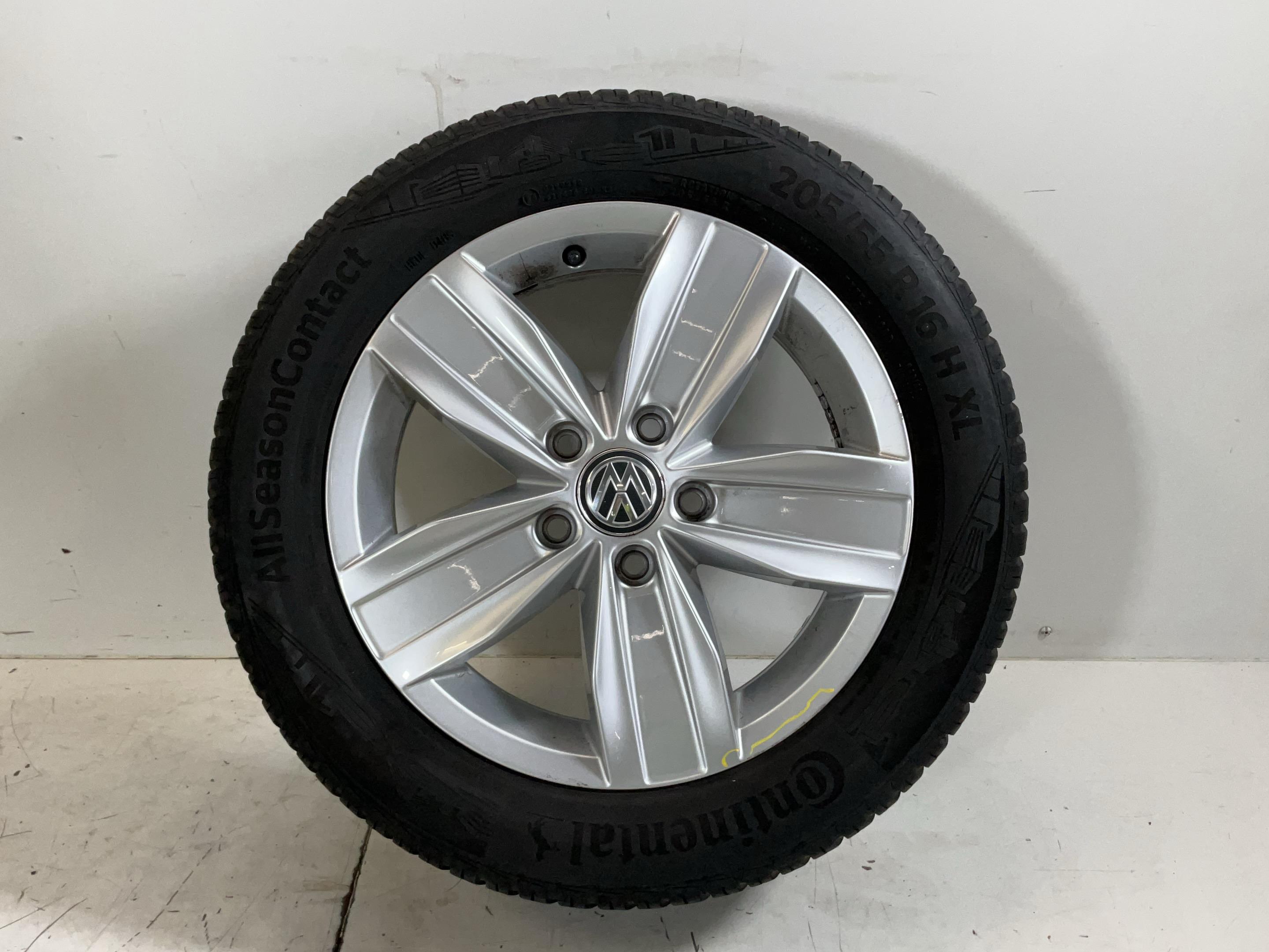 Entire wheel VW Caddy IV Kasten (SAA, SAH) 1.4 TSI  92 kW  125 PS (05.2015-> )
