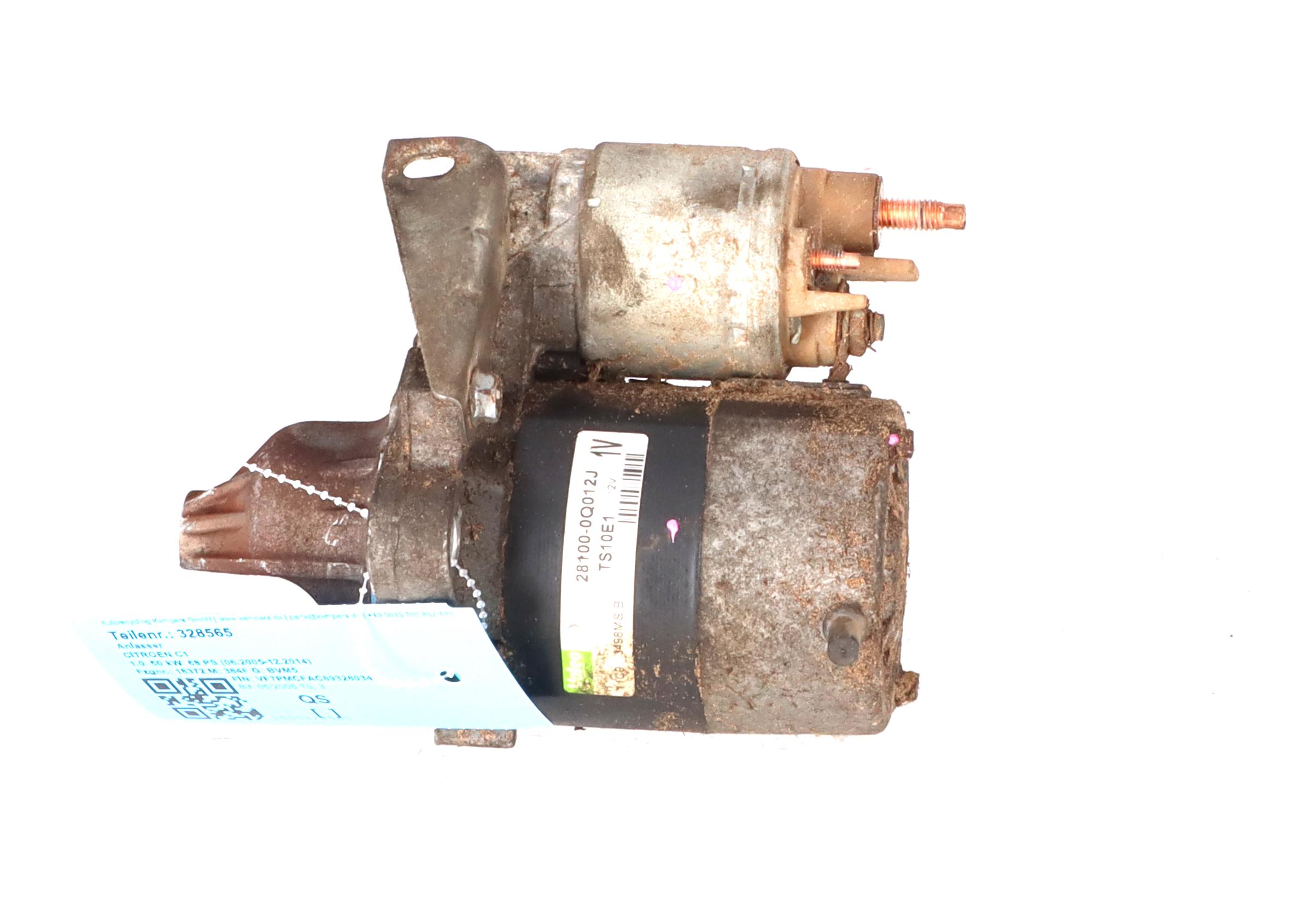 Motor de pornire CITROEN C1 1.0  50 kW  68 PS (06.2005-12.2014)