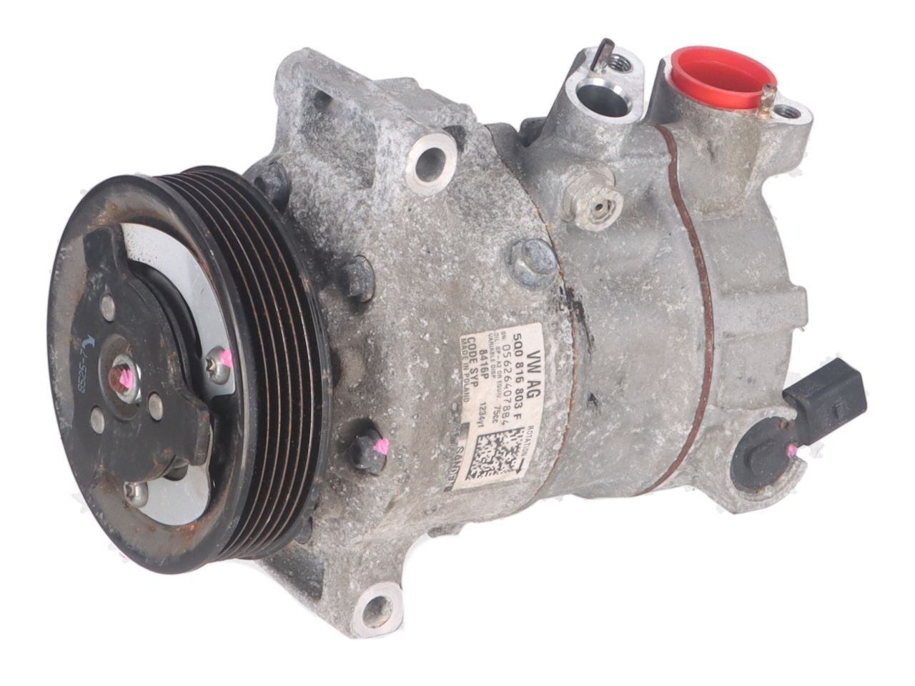 Air conditioning compressor SKODA Rapid (NH) 1.0 TSI  81 kW  110 PS (06.2017-> )