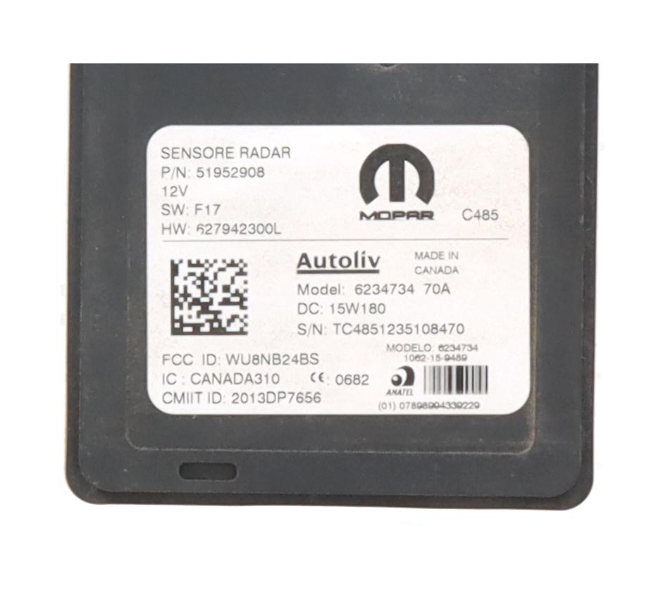 Radarsensor SWA Stoßstange links hinten JEEP Renegade (B1, BU, BV) 2.0 CRD 4x4  103 kW  140 PS (07.2014-> )