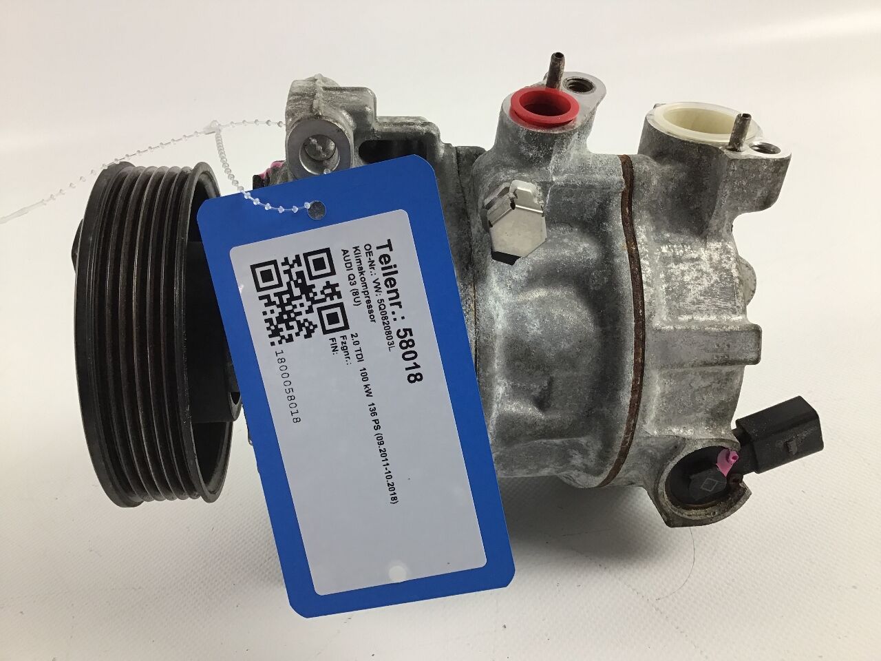 Klimakompressor AUDI Q3 (8U) 2.0 TDI  100 kW  136 PS (09.2011-10.2018)