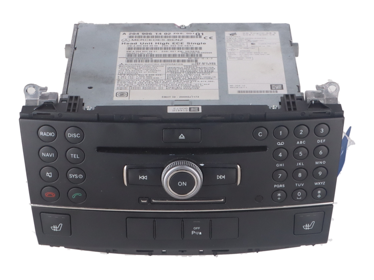 Unité de tête (multimédia) MERCEDES-BENZ GLK-Klasse (X204) GLK 320 4-matic  165 kW  224 PS (06.2008-06.2015)