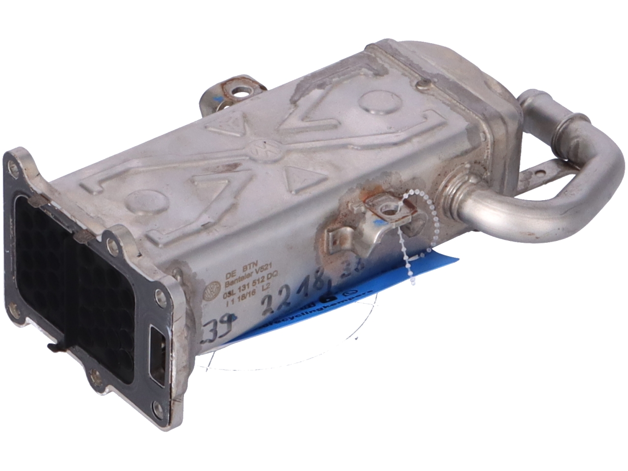 Exhaust gas cooler VW Sharan (7N) 2.0 TDI  125 kW  170 PS (08.2010-> ) Exhaust gas cooler VW Sharan (7N) 2.0 TDI  125 kW  170 PS (08.2010-> )