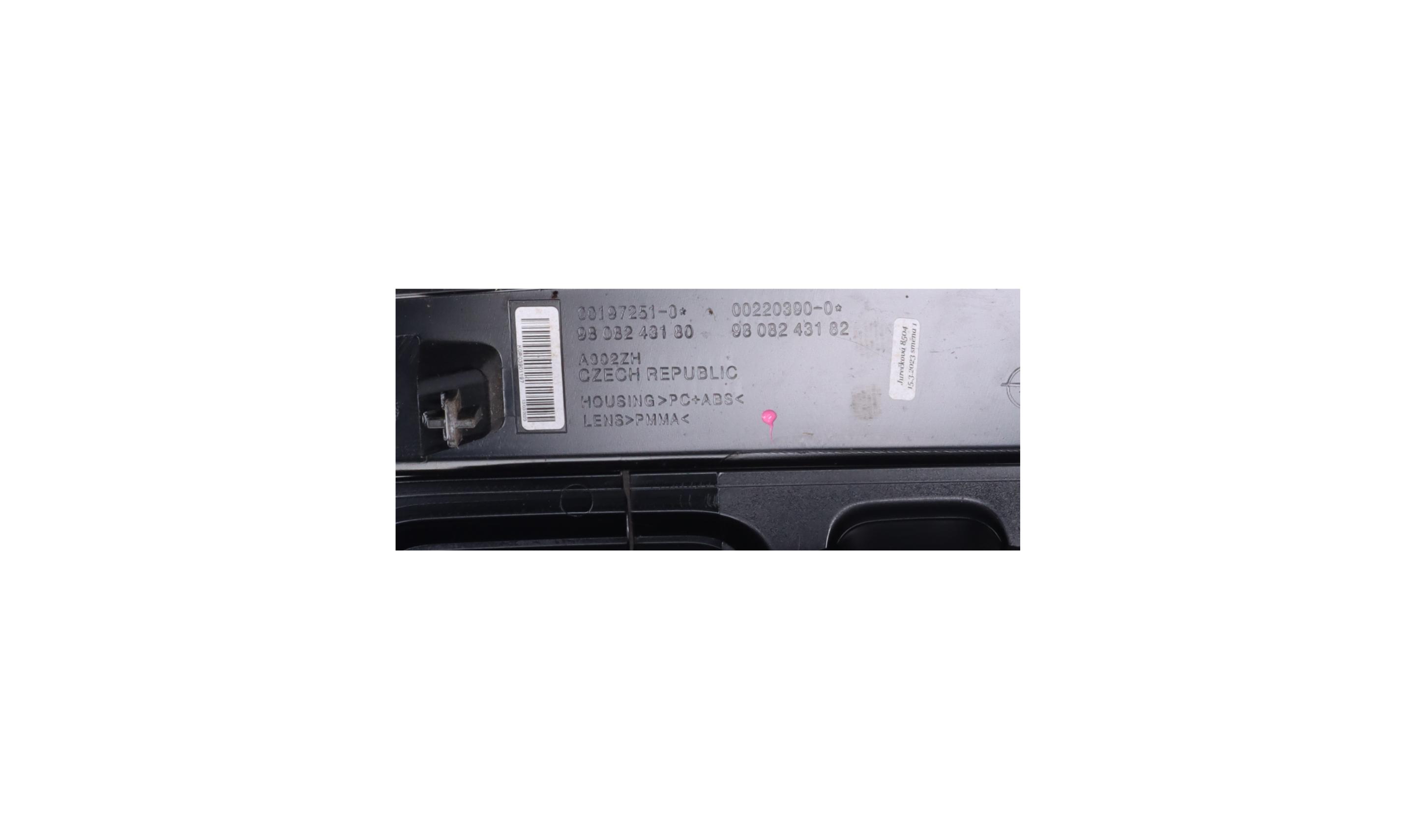 Tail-lamp left OPEL Vivaro C Kasten (K0) Vivaro-e HYDROGEN  100 kW  136 PS (10.2024-> )