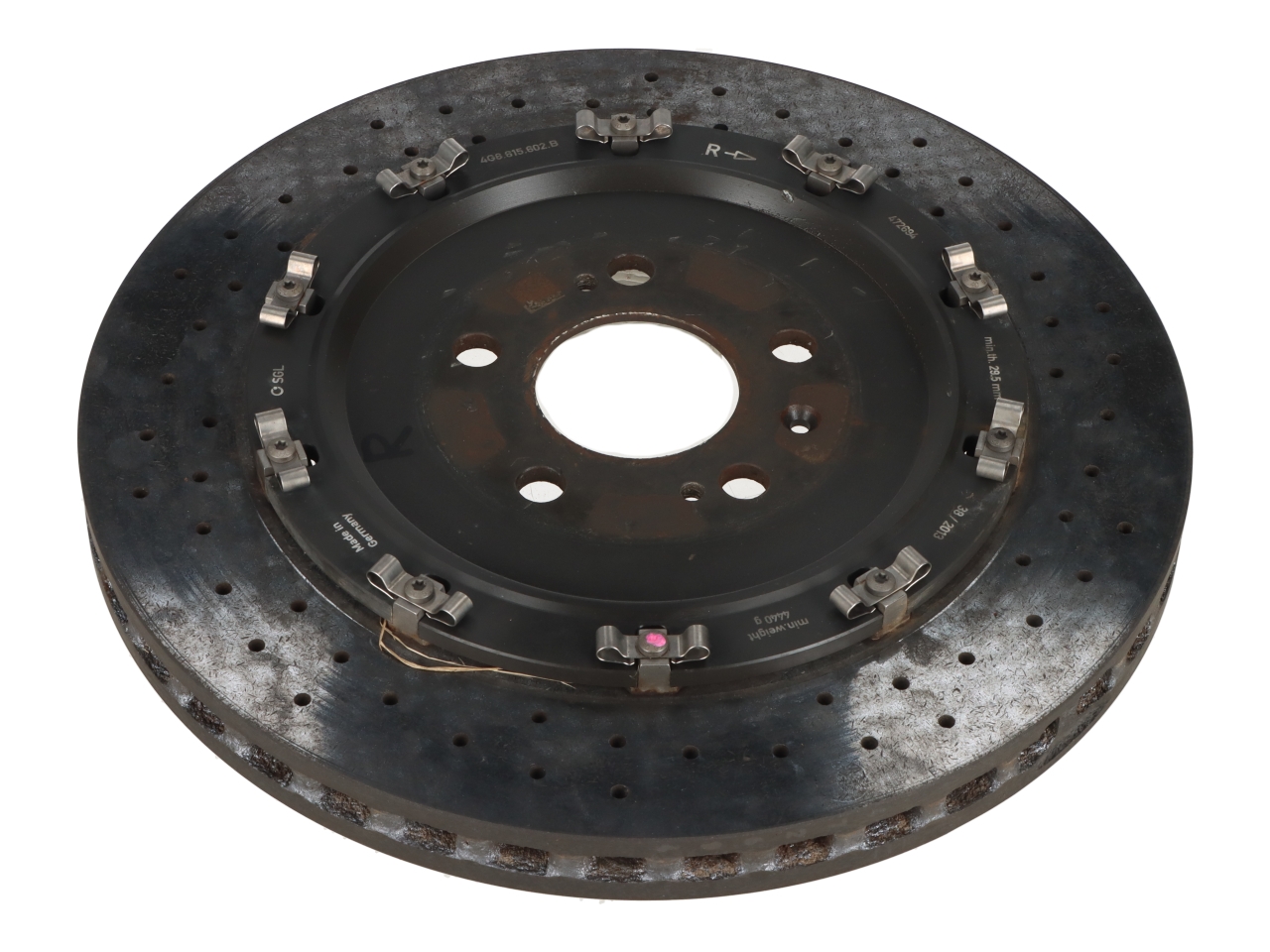 Bremsscheibe rechts hinten AUDI A7 Sportback (4G) RS7 quattro  412 kW  560 PS (10.2013-04.2018) Bremsscheibe rechts hinten AUDI A7 Sportback (4G) RS7 quattro  412 kW  560 PS (10.2013-04.2018)