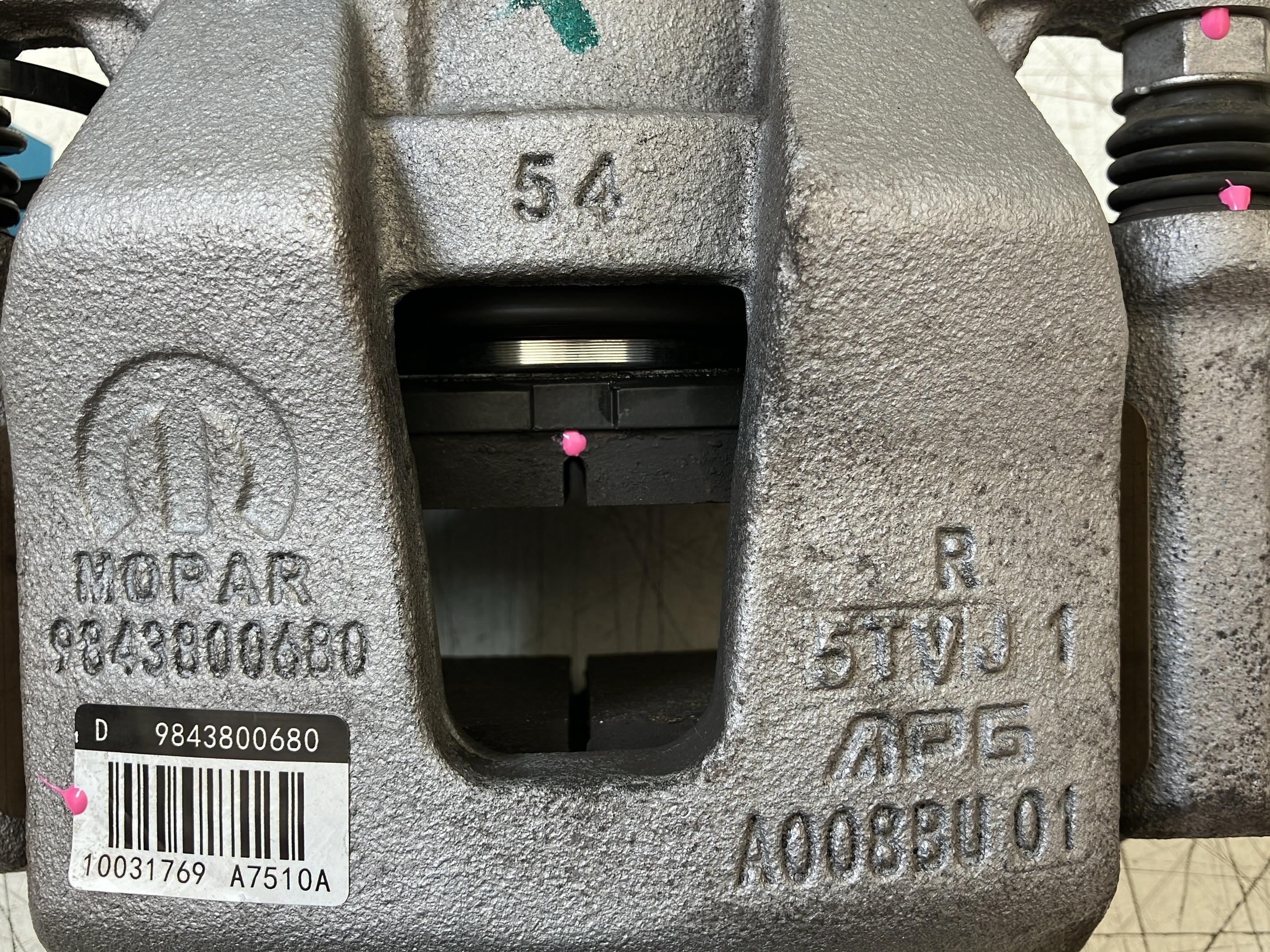 Brake caliper right front OPEL Corsa F (P2JO) 1.2  74 kW  101 PS (07.2019-> )
