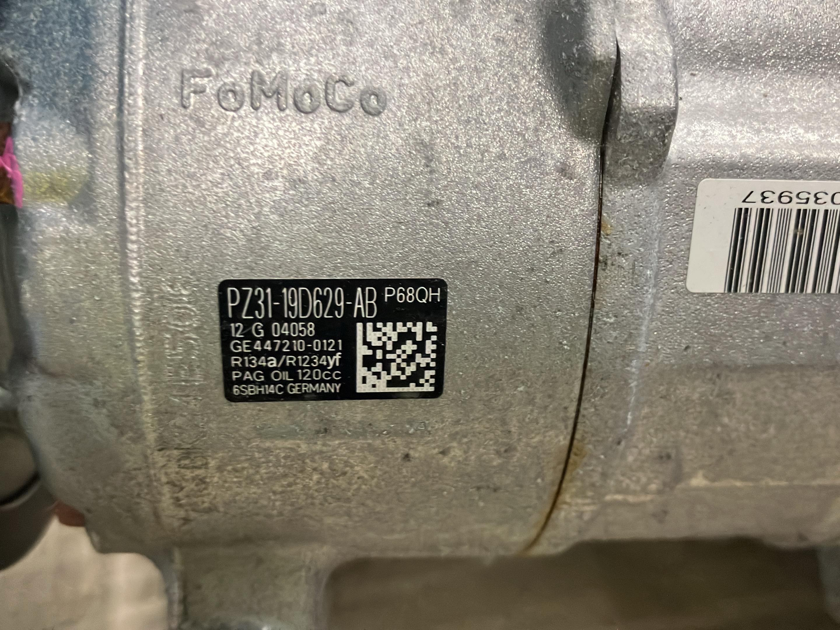 Sprężarka klimatyzacji FORD Transit V363 Pritsche/Fahrgestell (FED, FFD) 2.0 EcoBlue  121 kW  165 PS (07.2023-> )