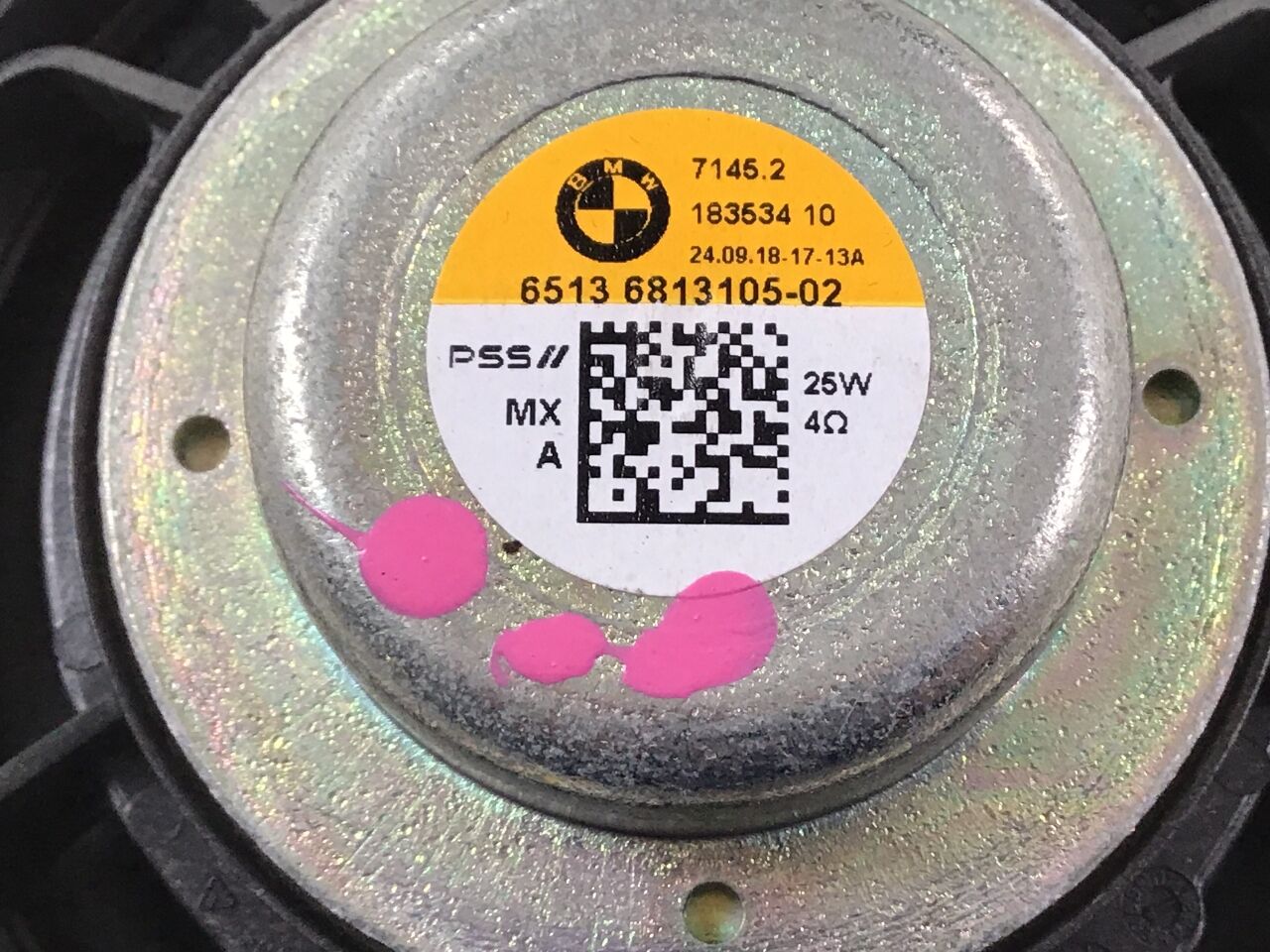 Speaker BMW X3 (G01, F97) sDrive 18d  110 kW  150 PS (04.2018-> )