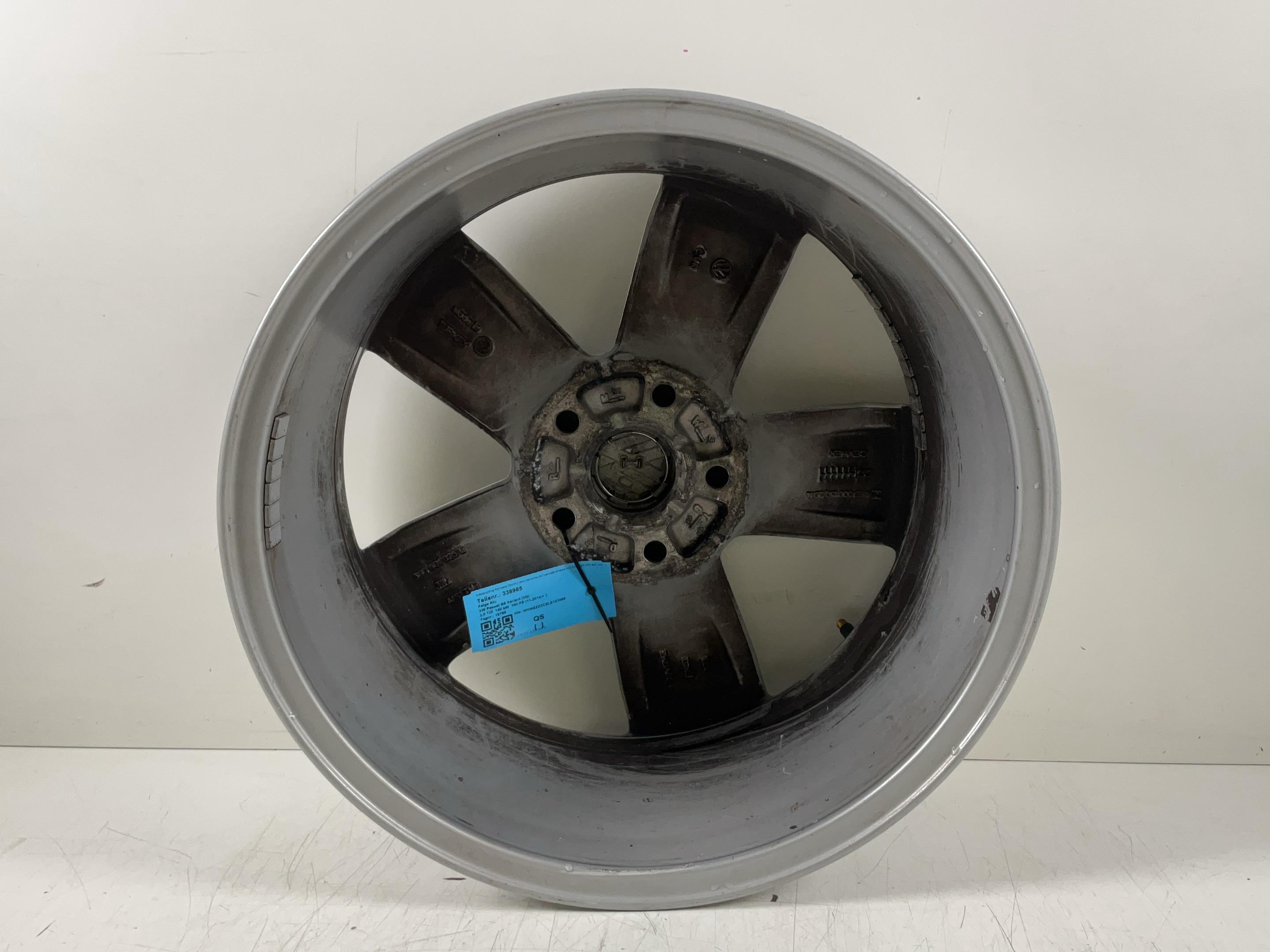 Rim light Alloy VW Passat B8 Variant (3G) 2.0 TDI  140 kW  190 PS (11.2014-> )