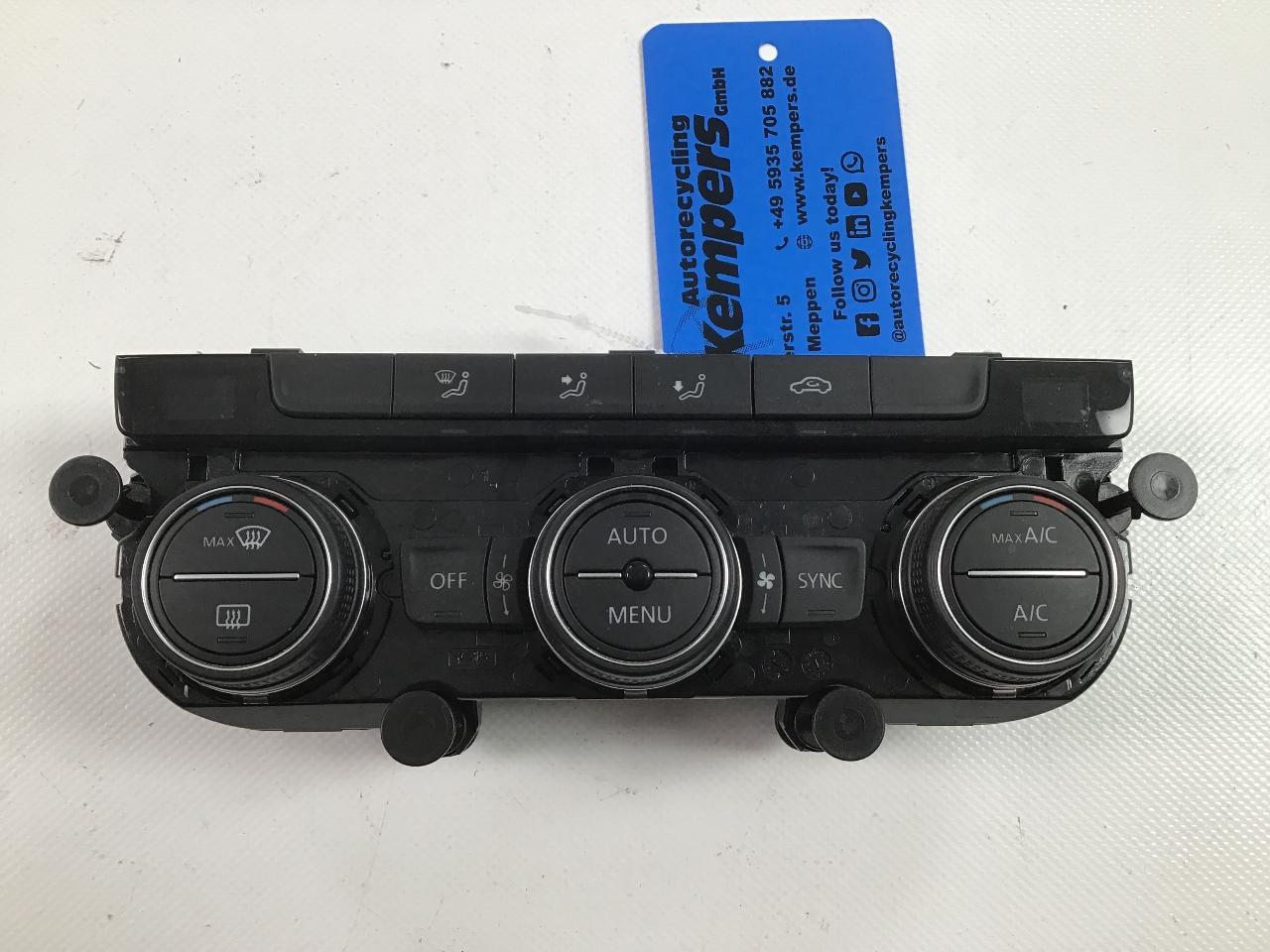 Heizungsbetätigung (Konsole) VW Golf VII (5G) 1.4 TSI  103 kW  140 PS (08.2012-> )