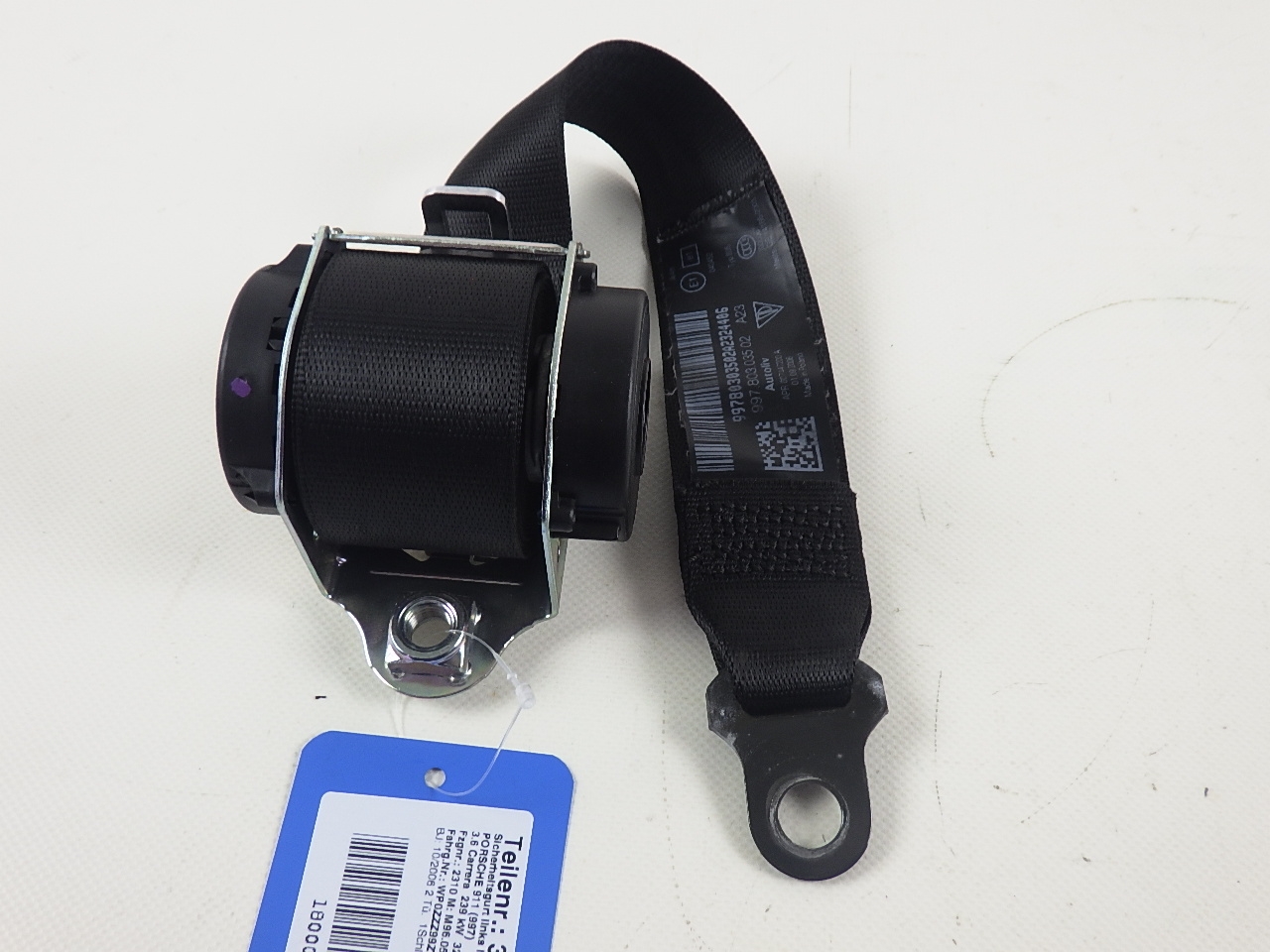 Belt left rear PORSCHE 911 (997) 3.6 Carrera  239 kW  325 PS (07.2004-12.2008) Belt left rear PORSCHE 911 (997) 3.6 Carrera  239 kW  325 PS (07.2004-12.2008)