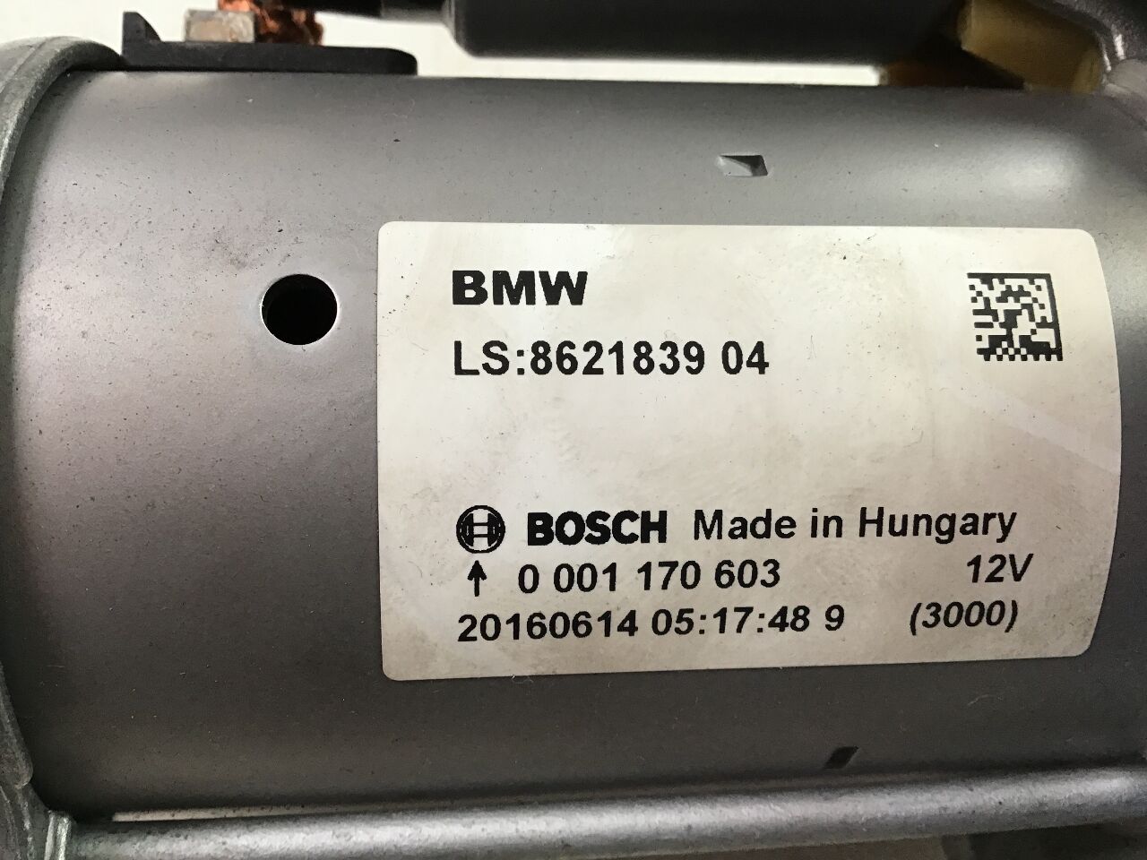 Starter BMW 3er (F30, F80) 320i  135 kW  184 PS (03.2012-10.2018)