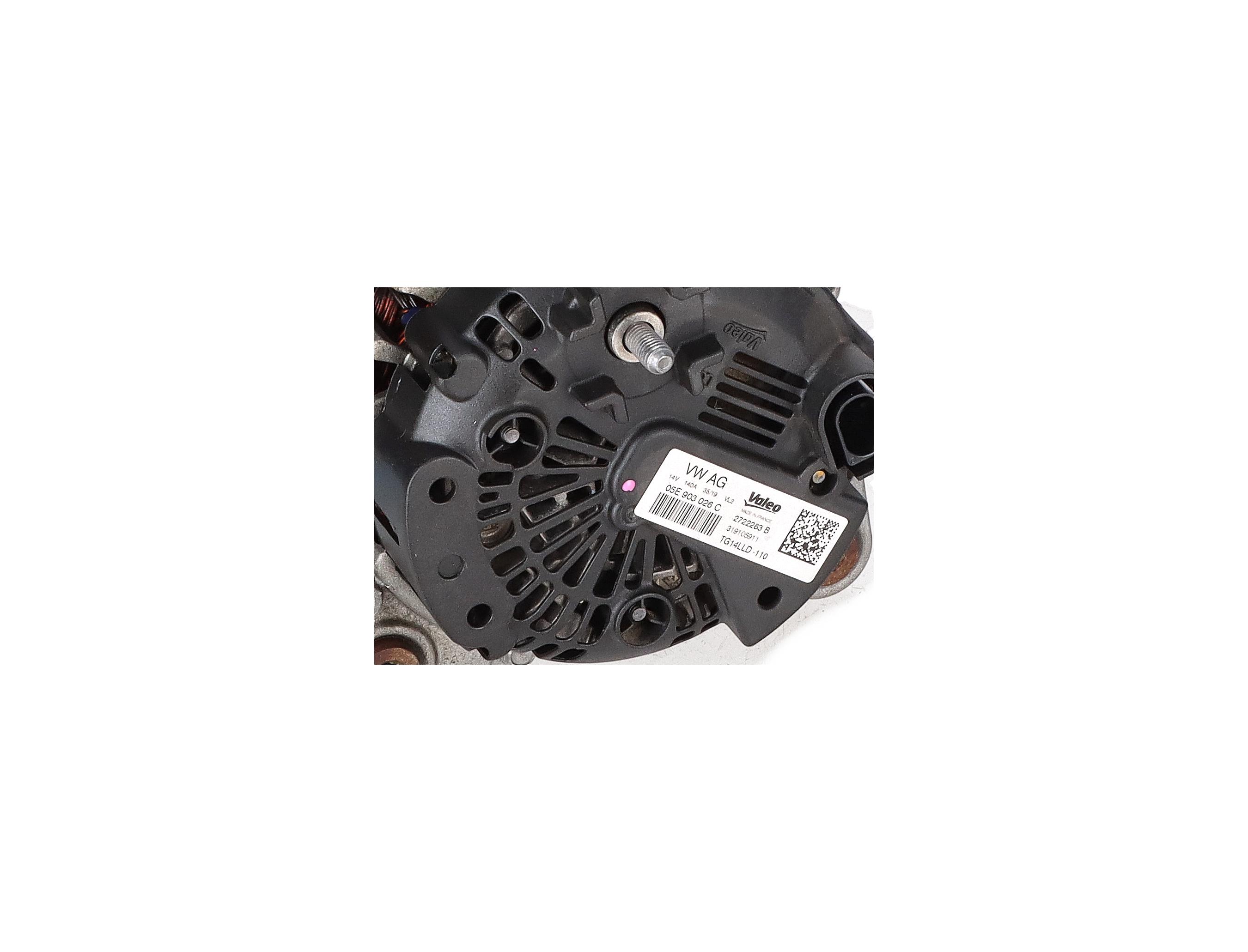 Alternator VW Polo VI (AW) 1.0 TSI  70 kW  95 PS (06.2017-> )