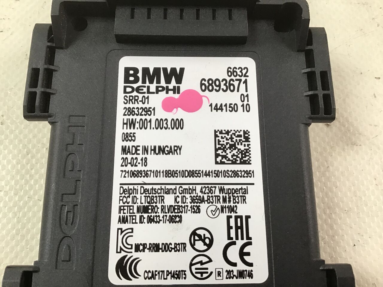 Radarsensor BMW 5er (G30, F90) 518d  100 kW  136 PS (07.2018-> )