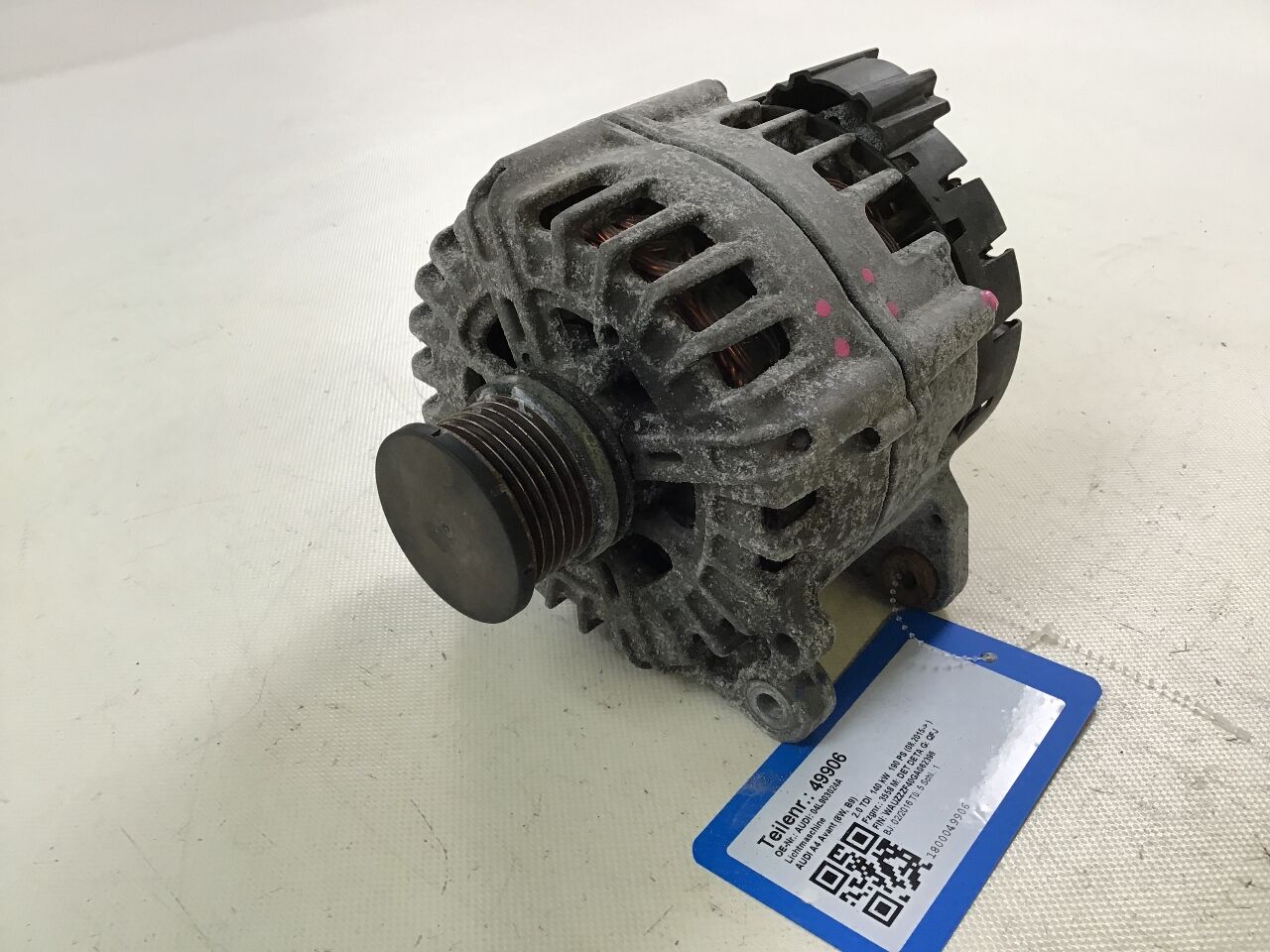 Generator AUDI A4 Avant (8W, B9) 2.0 TDI  140 kW  190 PS (08.2015-> )