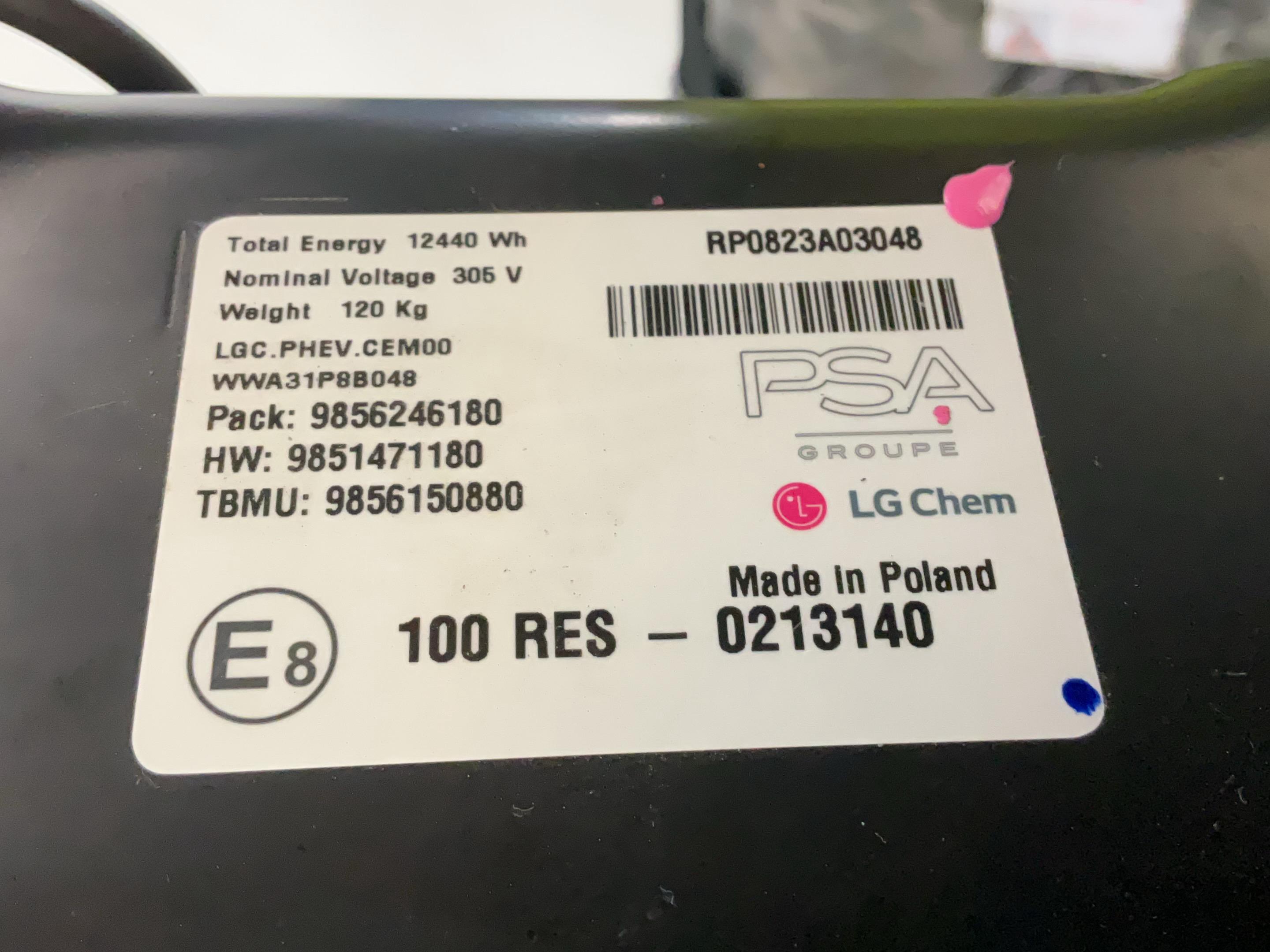 Hybrid Battery OPEL Vivaro C Kasten (K0) Vivaro-e HYDROGEN  100 kW  136 PS (10.2024-> )