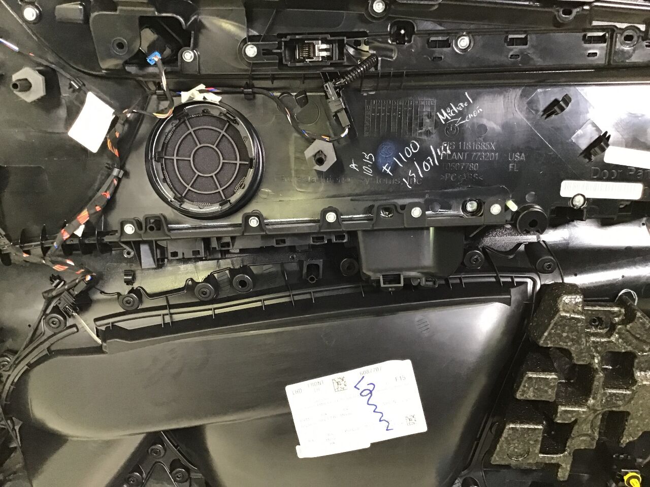 Für BMW X5 F15 14–18 Innen Türgriff Abdeckung Verkleidung Satz  Kohlefaser-Optik 