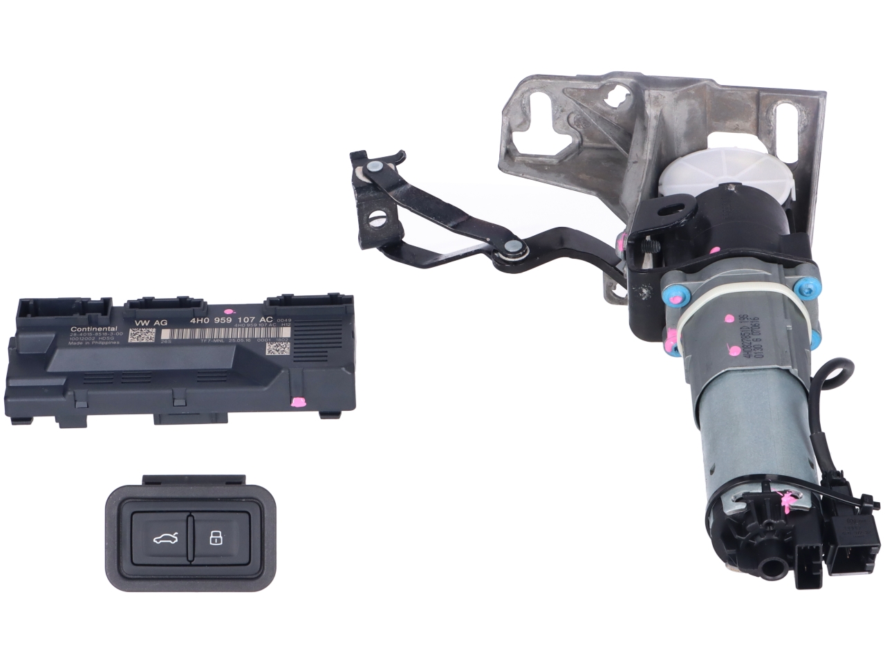 Electric trunk set AUDI A8 (4H) 3.0 TDI quattro  190 kW  258 PS (10.2013-01.2018) Electric trunk set AUDI A8 (4H) 3.0 TDI quattro  190 kW  258 PS (10.2013-01.2018)