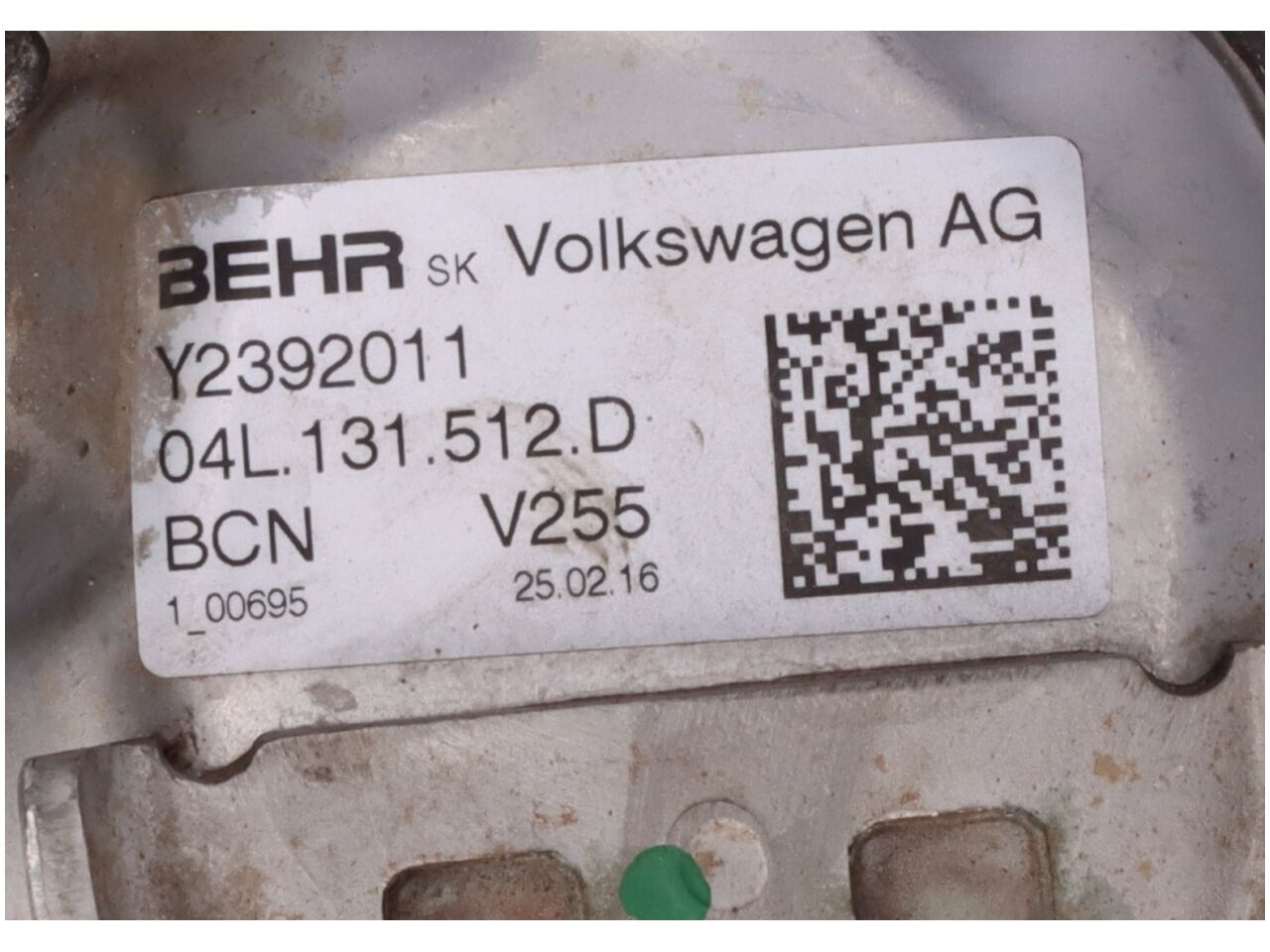 Exhaust gas cooler VW Passat B8 Variant (3G) 1.6 TDI  88 kW  120 PS (08.2014-> )