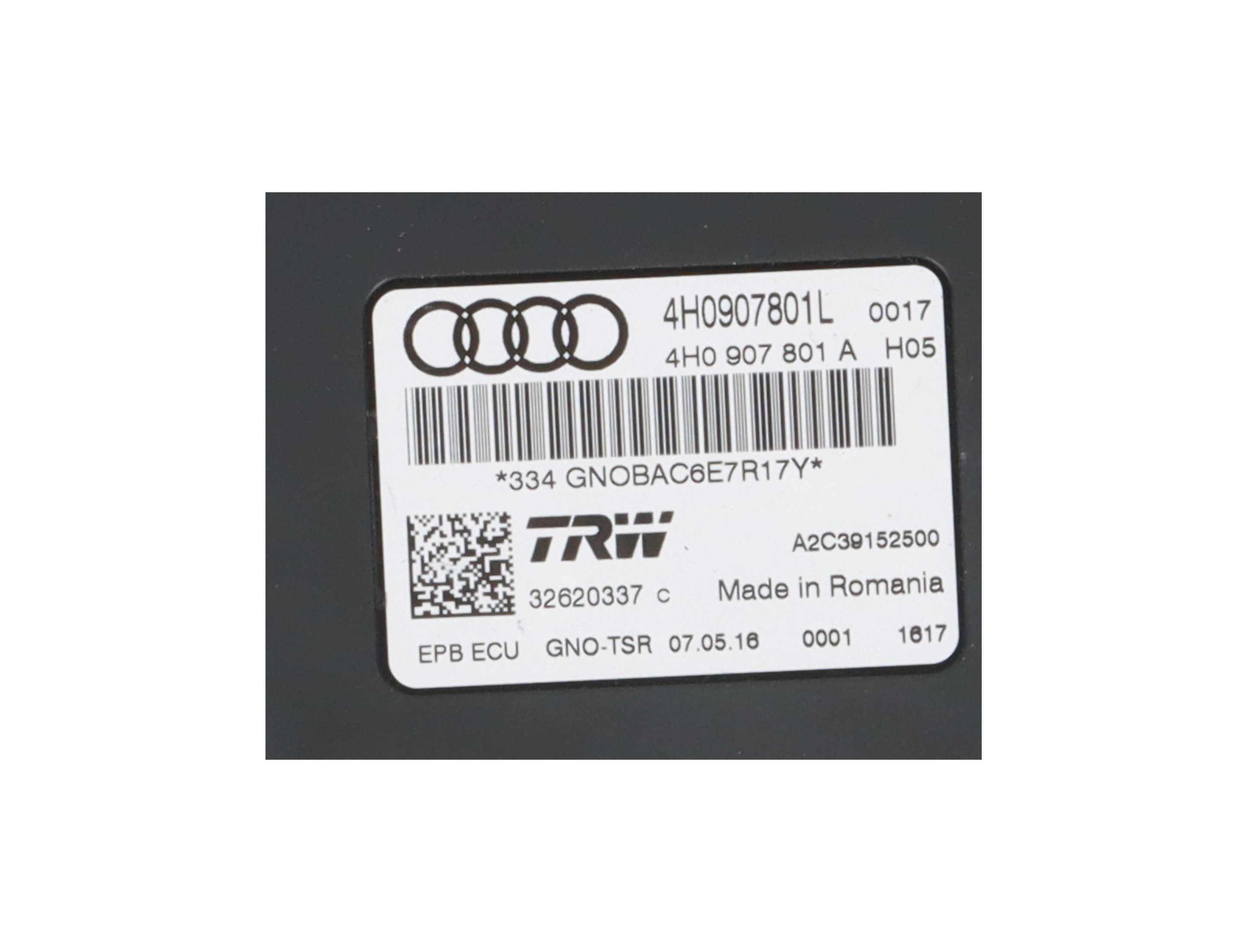 Unitate de comandă a frânei de parcare AUDI A8 (4H) 3.0 TDI quattro  190 kW  258 PS (10.2013-01.2018)