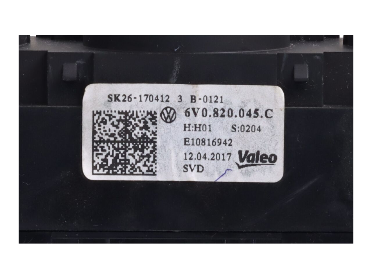 Heizungsbetätigung (Konsole) SKODA Fabia III (NJ) 1.4 TDI  66 kW  90 PS (08.2014-> )