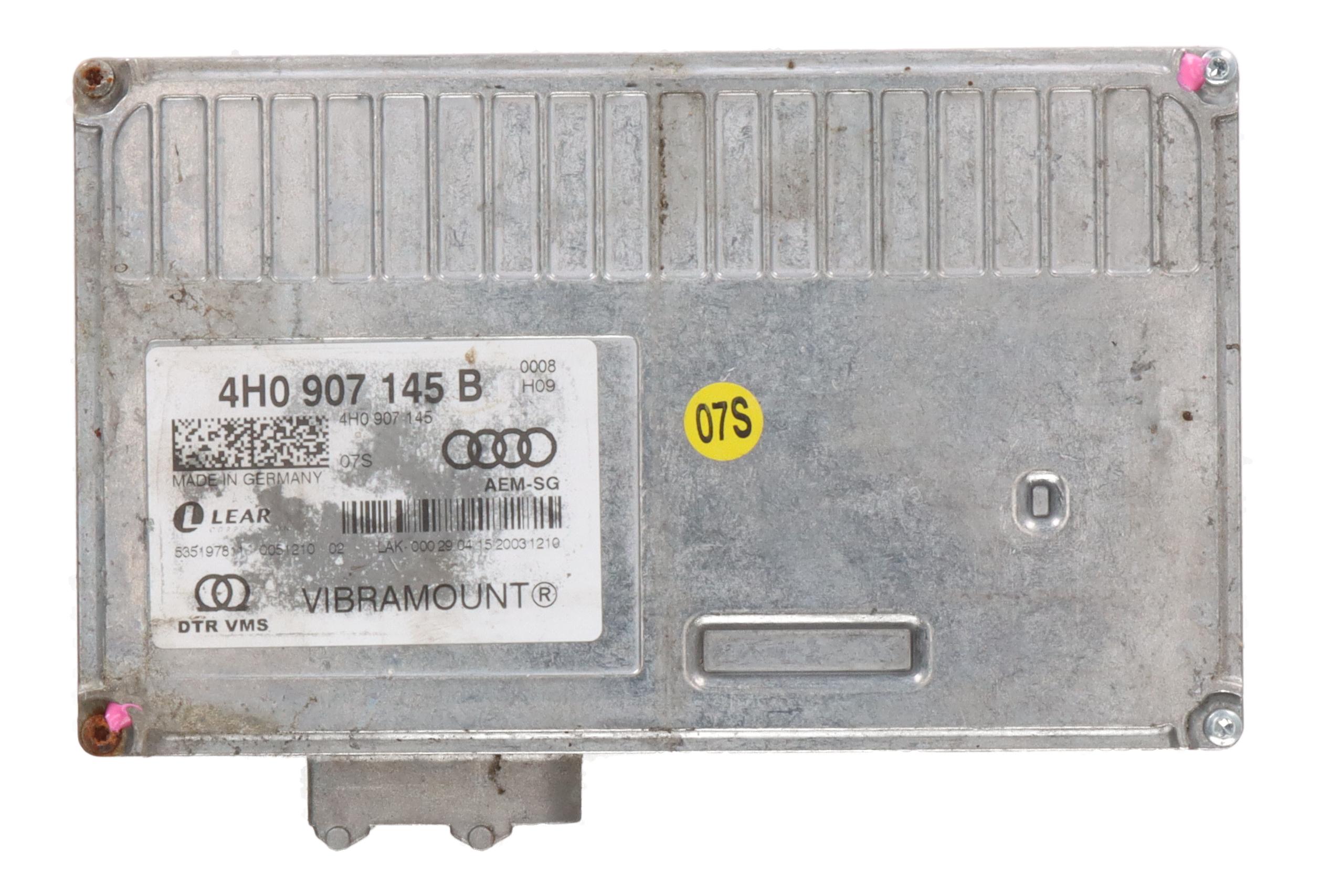 Elektrohydrauliczna jednostka sterująca mocowaniem silnika AUDI A8 (4H) 4.0 TFSI quattro  320 kW  435 PS (10.2013-12.2015)