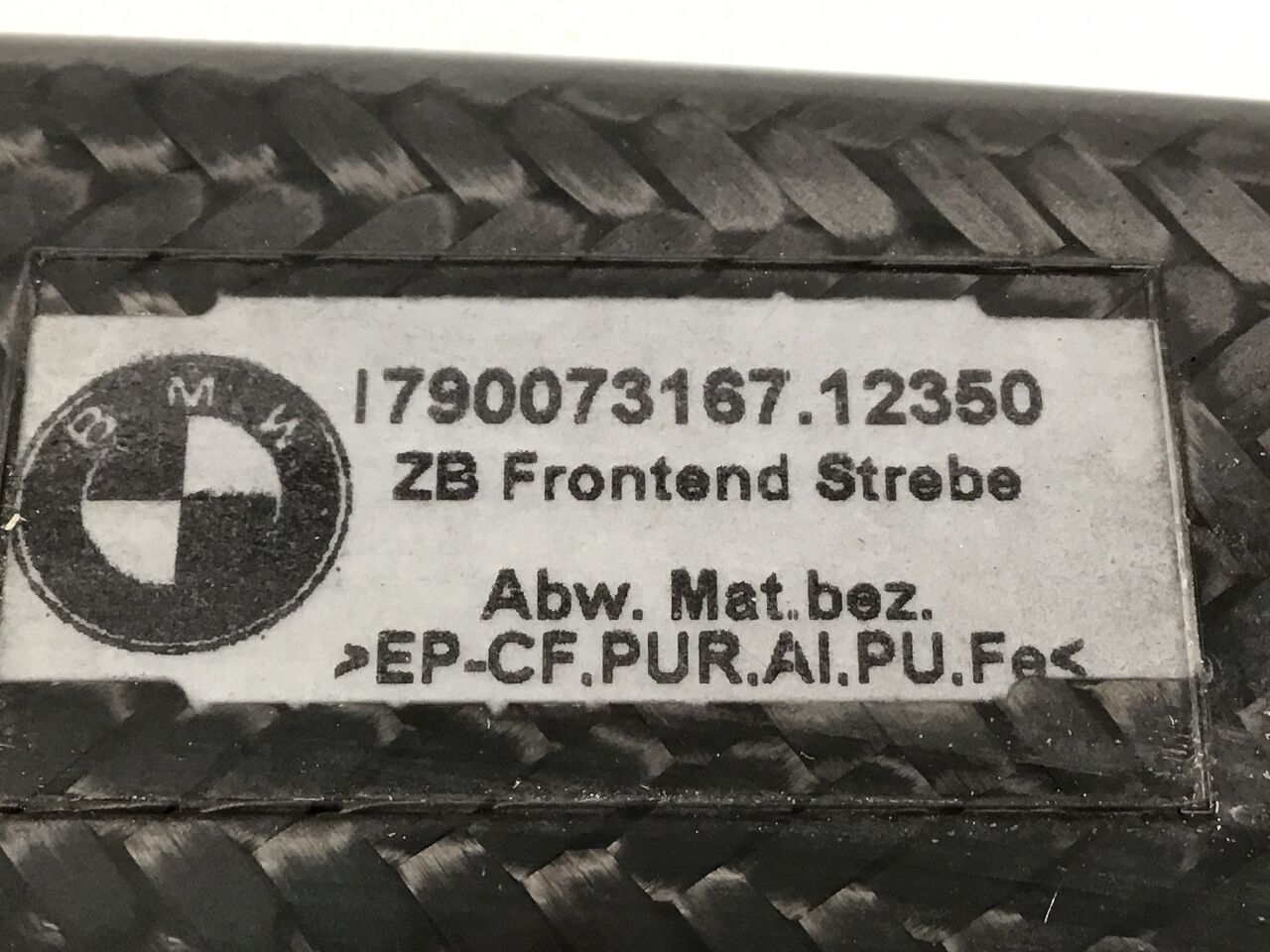 Strut bar BMW 3er (F30, F80) M3  317 kW  431 PS (03.2014-10.2018)