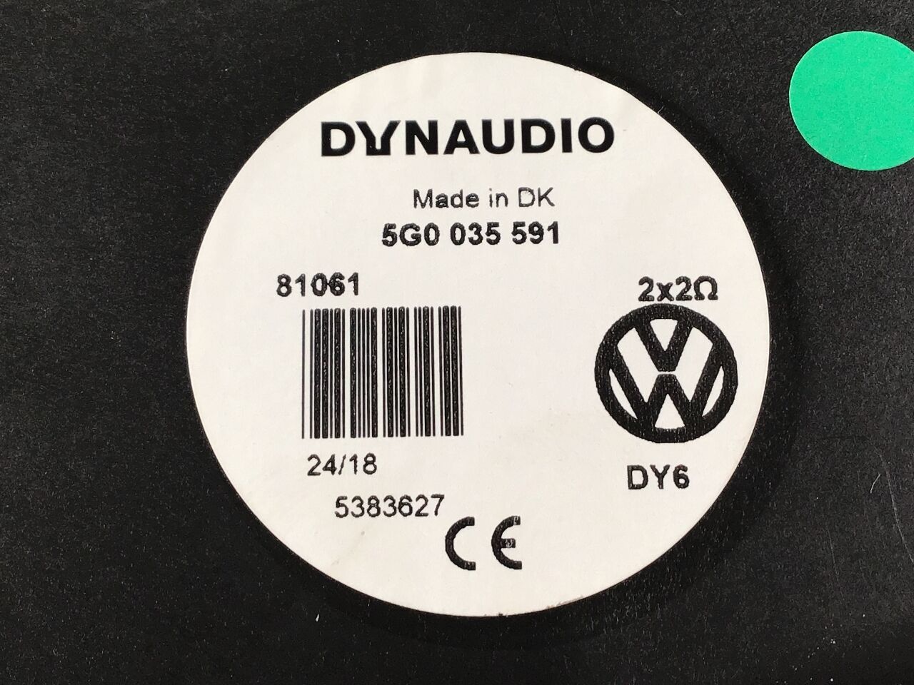 Lautsprechersystem VW Golf VII (5G) 2.0 TDI 110 kW 150 PS (11.2012