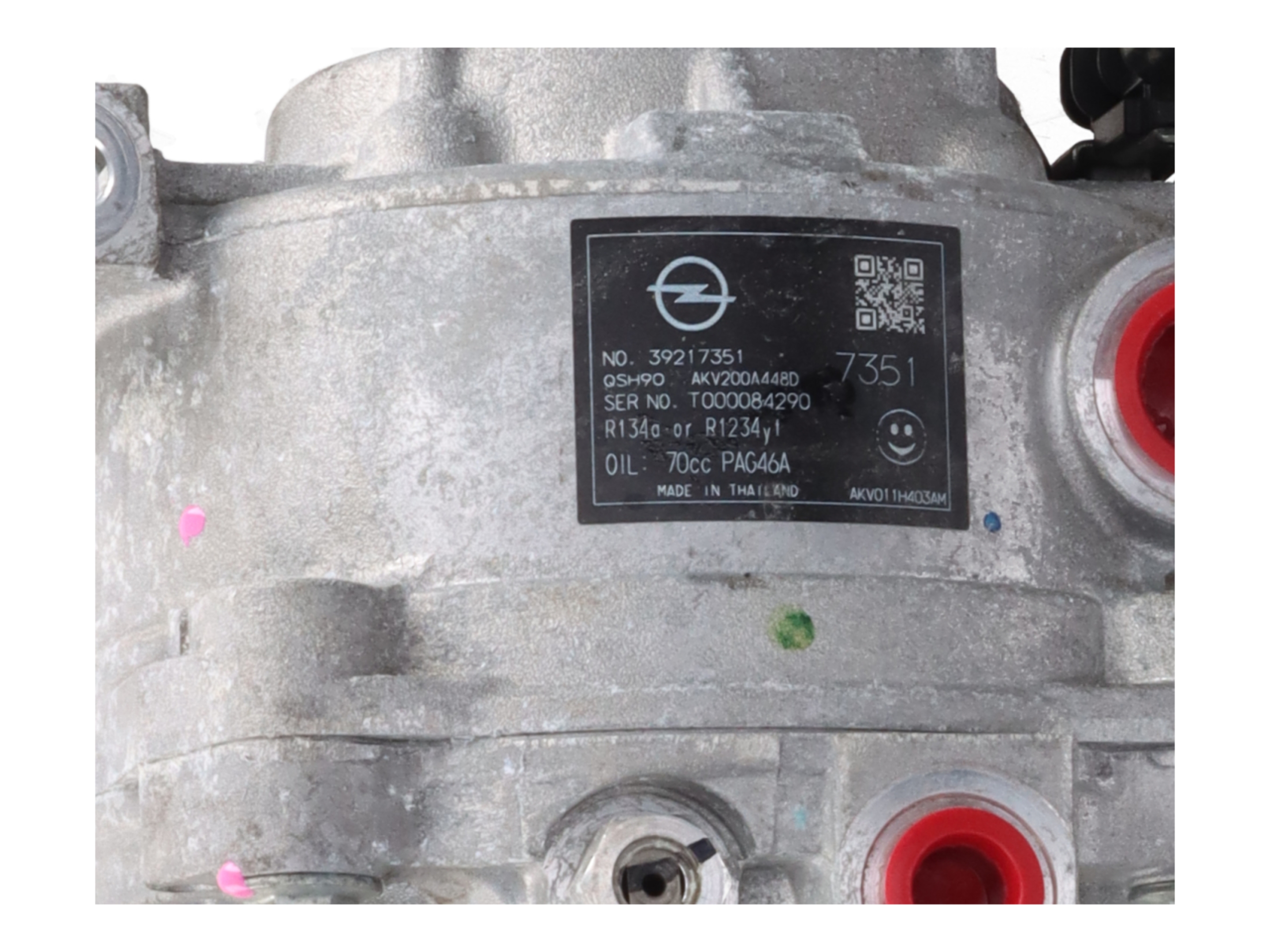 Air conditioning compressor OPEL Astra K Sports Tourer (B16) 1.2 Turbo  81 kW  110 PS (08.2019-> )