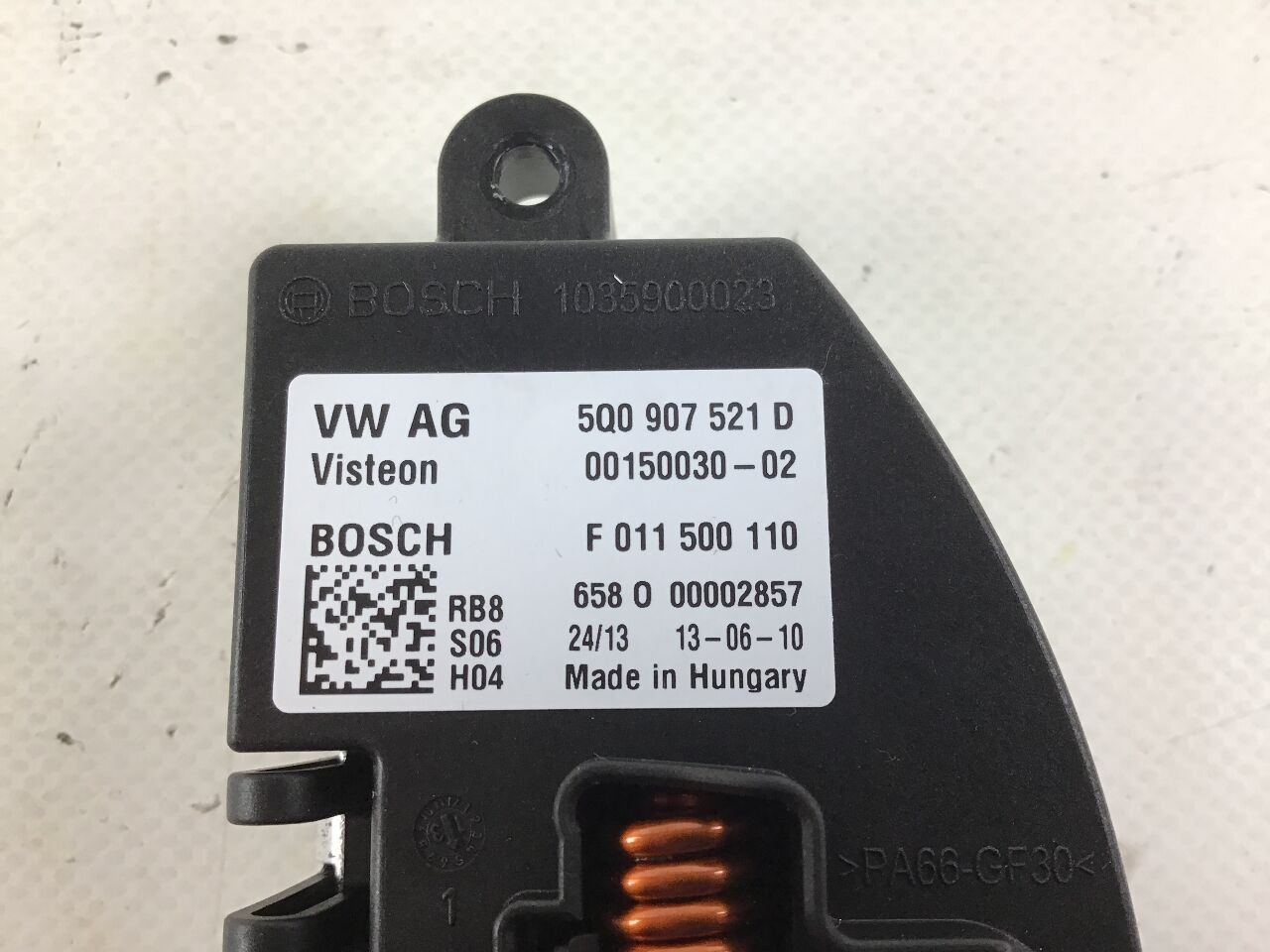 Widerstand Heizung VW Up (AA) e-Up 60 kW 82 PS (07.2013-> )