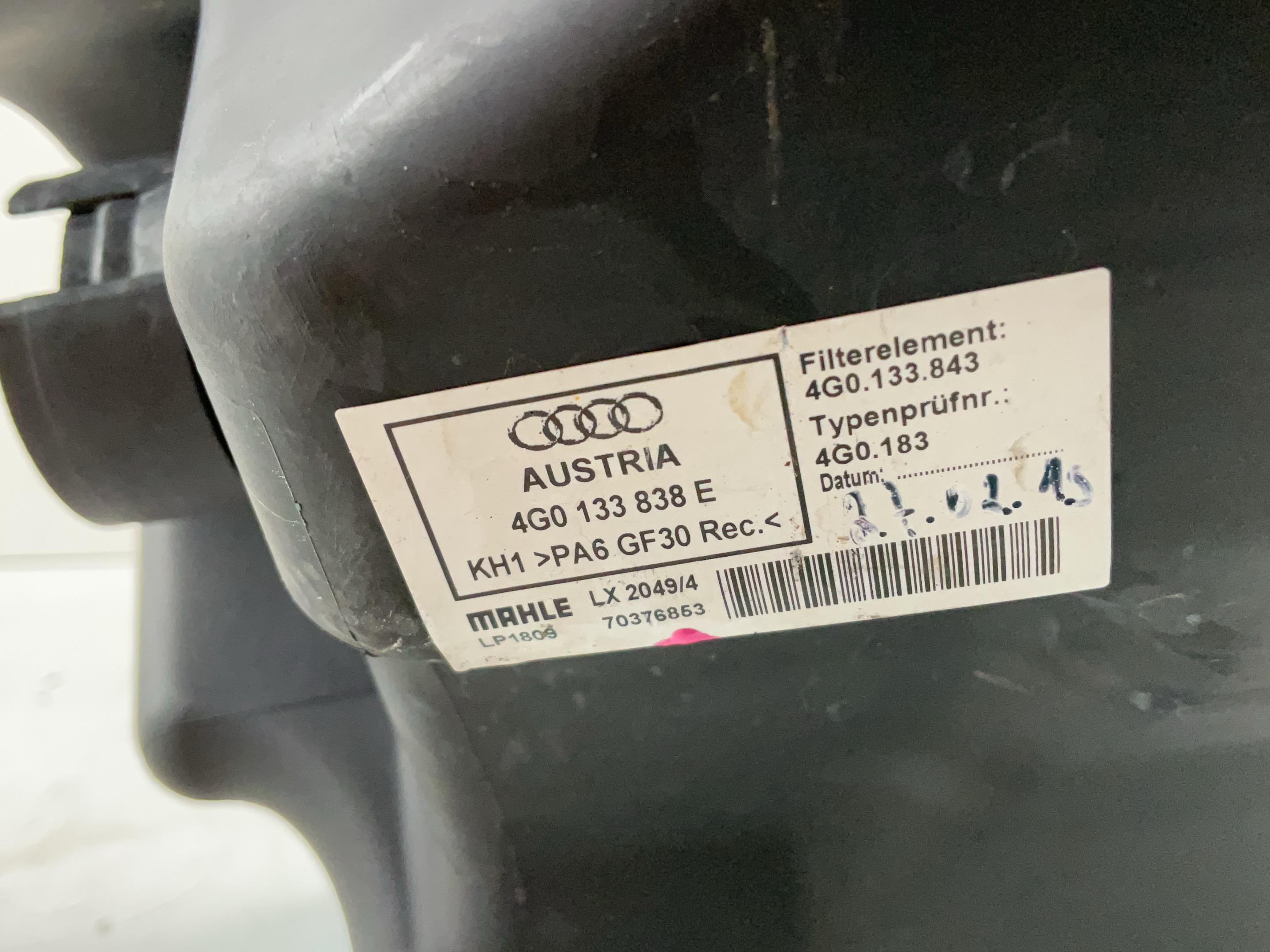 Obudowa filtra powietrza AUDI A7 Sportback (4G) 3.0 TDI quattro  180 kW  245 PS (10.2010-06.2016)