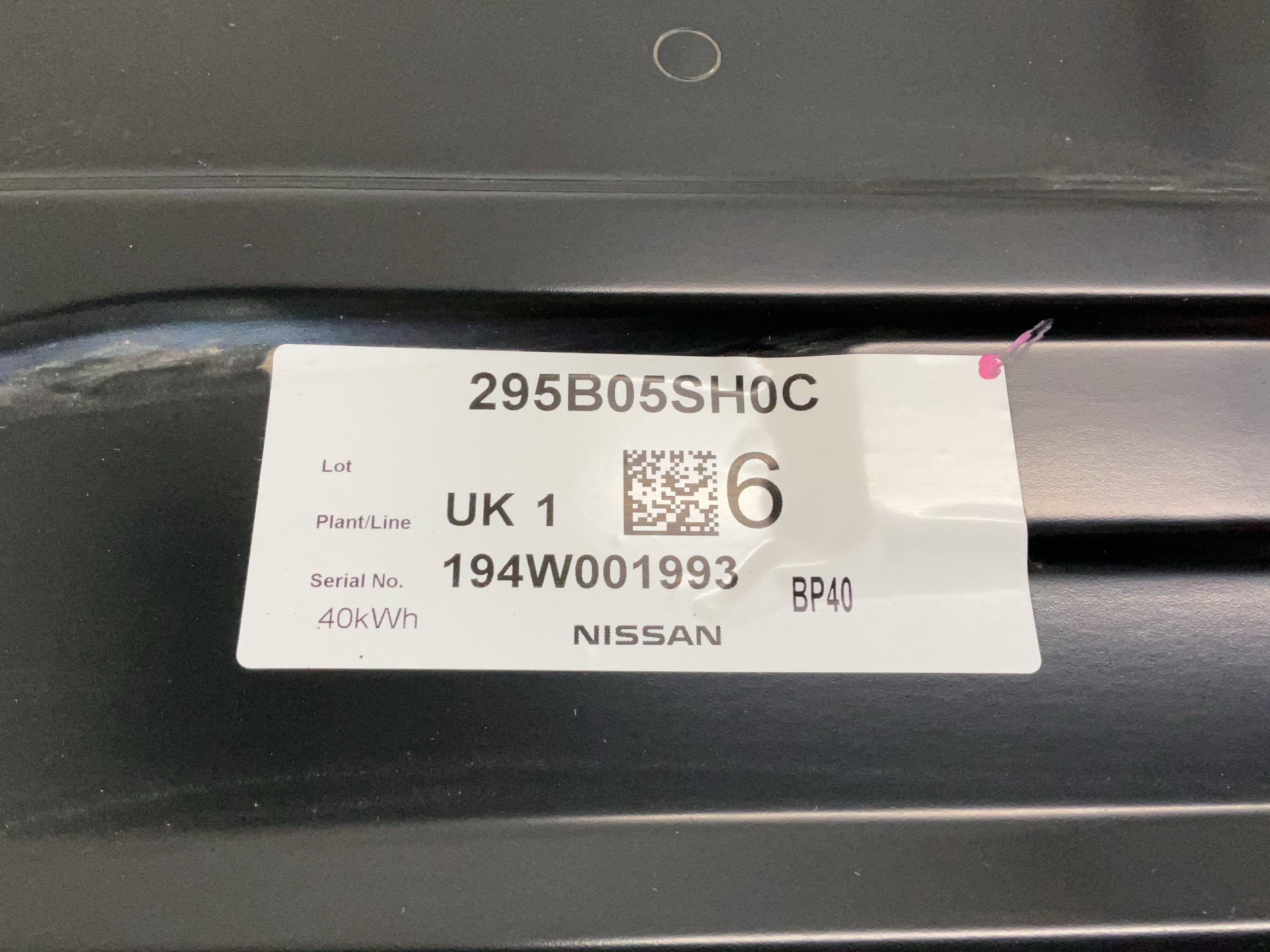 HV battery NISSAN Leaf (ZE1) Electric  110 kW  150 PS (08.2017-> )