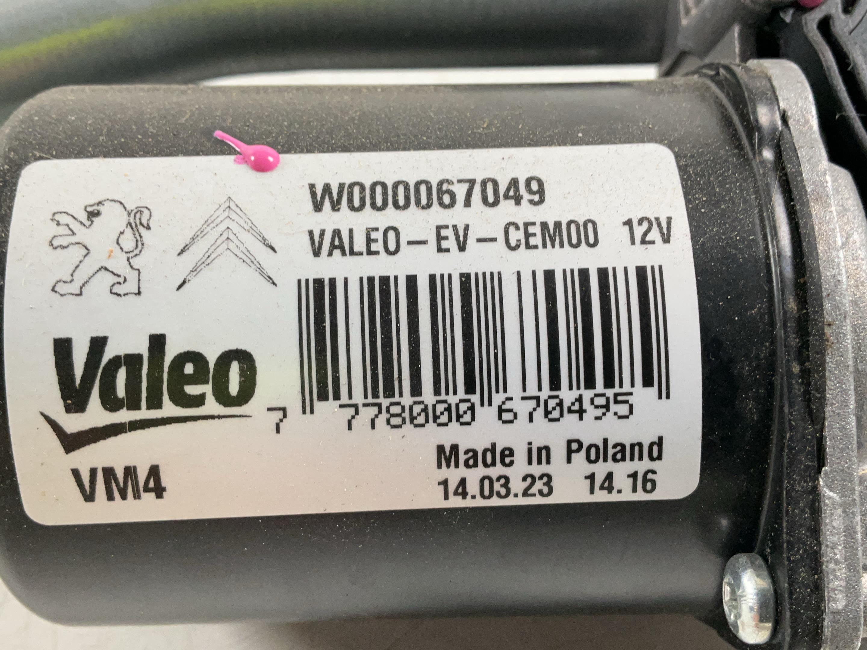 Ruitenwissermotor voorkant OPEL Vivaro C Kasten (K0) Vivaro-e HYDROGEN  100 kW  136 PS (10.2024-> )