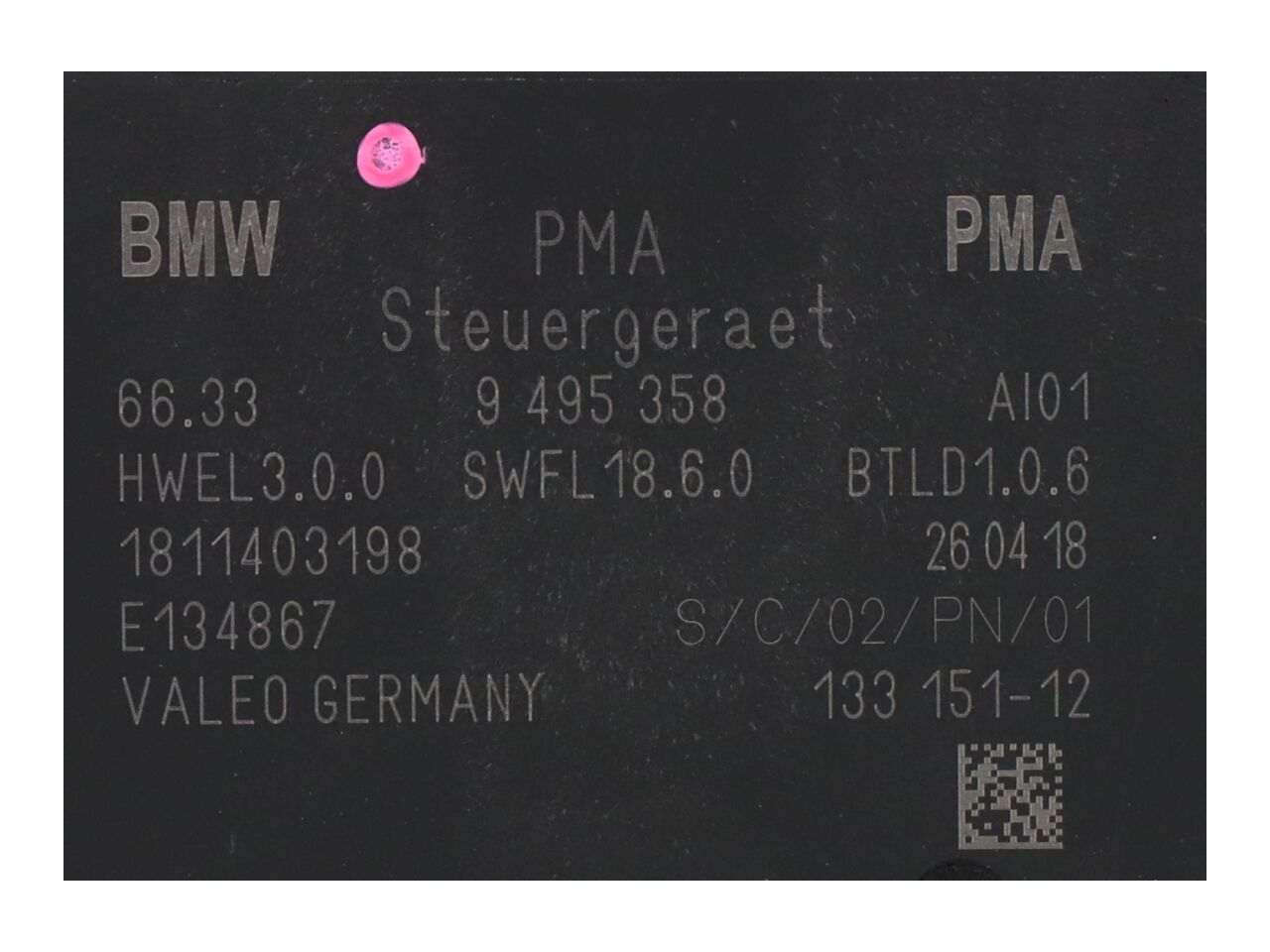 Steuergerät Einparkhilfe BMW i3 (I01) electric  125 kW  170 PS (09.2014-> )