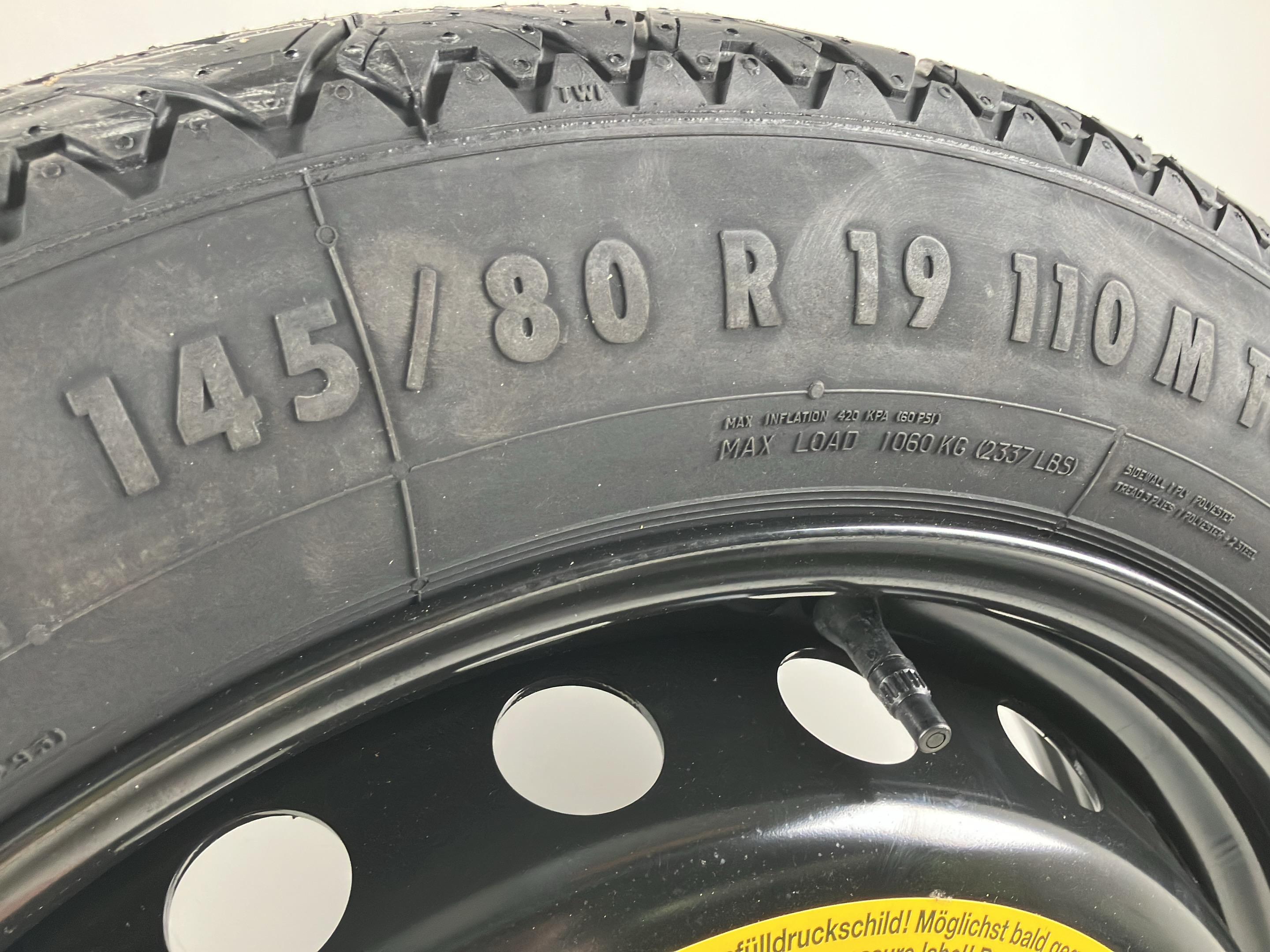 Roue de secours AUDI A8 (4H) 3.0 TDI quattro  190 kW  258 PS (10.2013-01.2018)