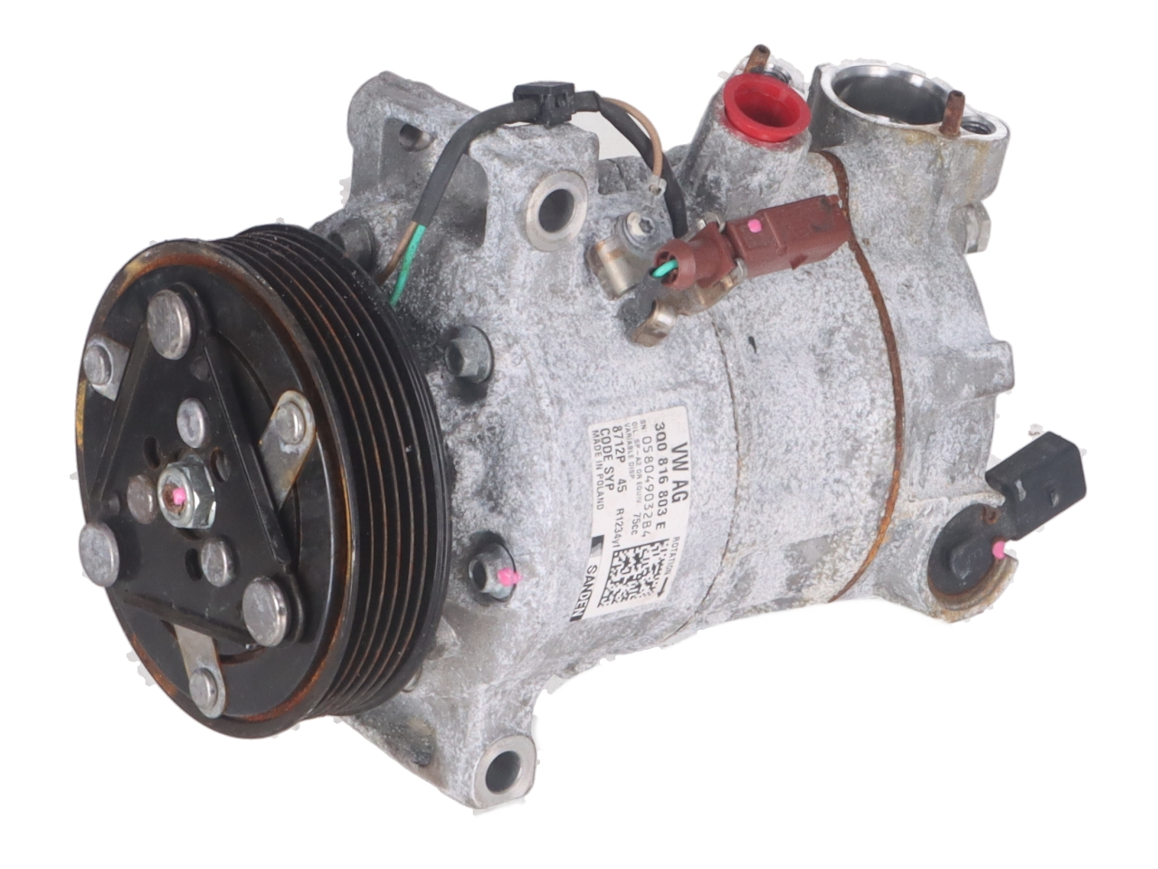 Air conditioning compressor SKODA Fabia III Kombi (NJ) 1.0 TSI  70 kW  95 PS (08.2014-> )