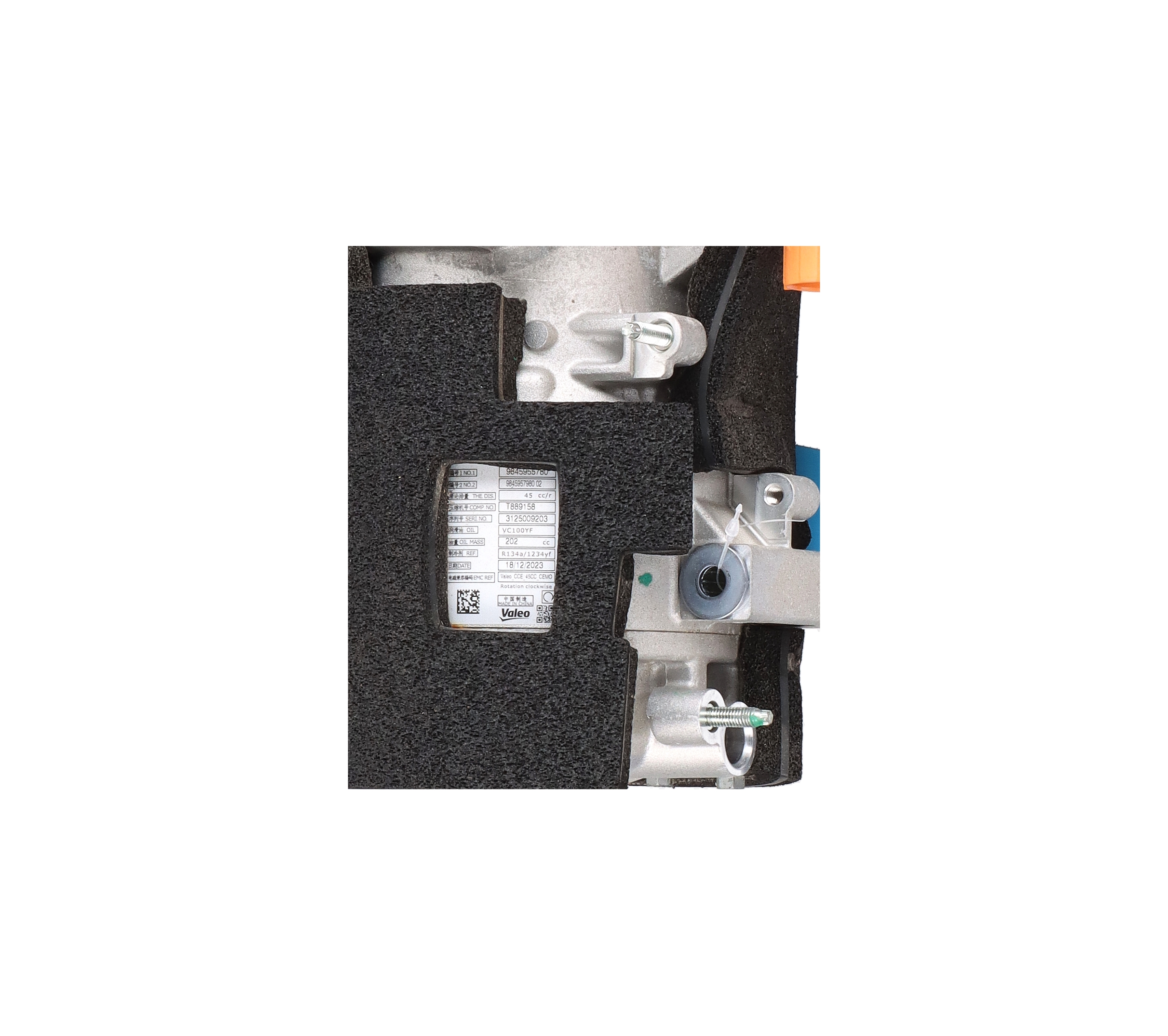 Air conditioning compressor PEUGEOT Expert III Kasten (V) E-Expert Hydrogen  100 kW  136 PS (10.2024-> )